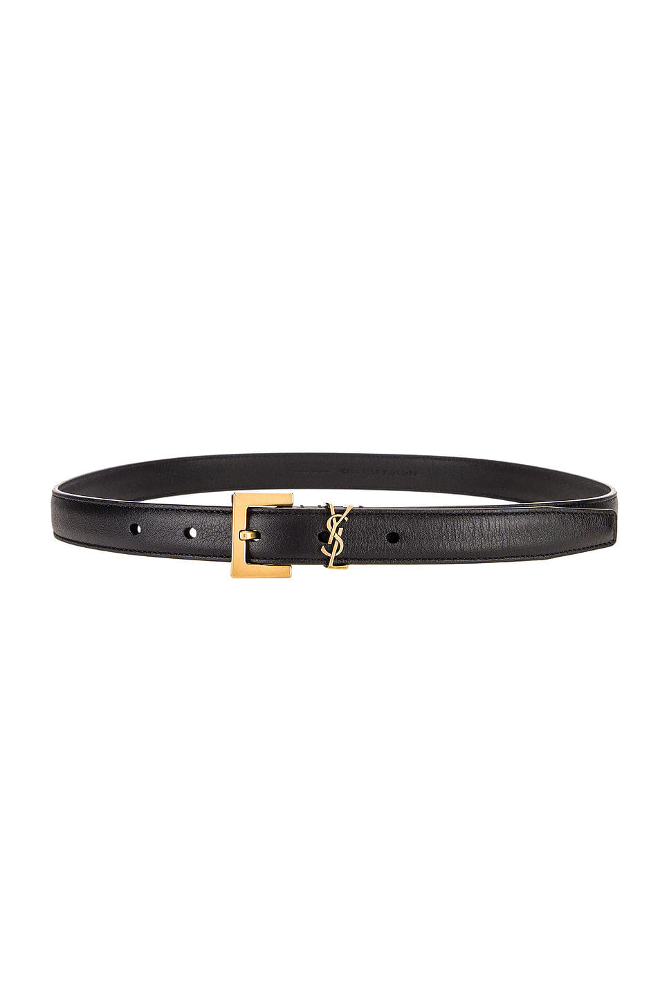 Saint Laurent Logo Leather Belt