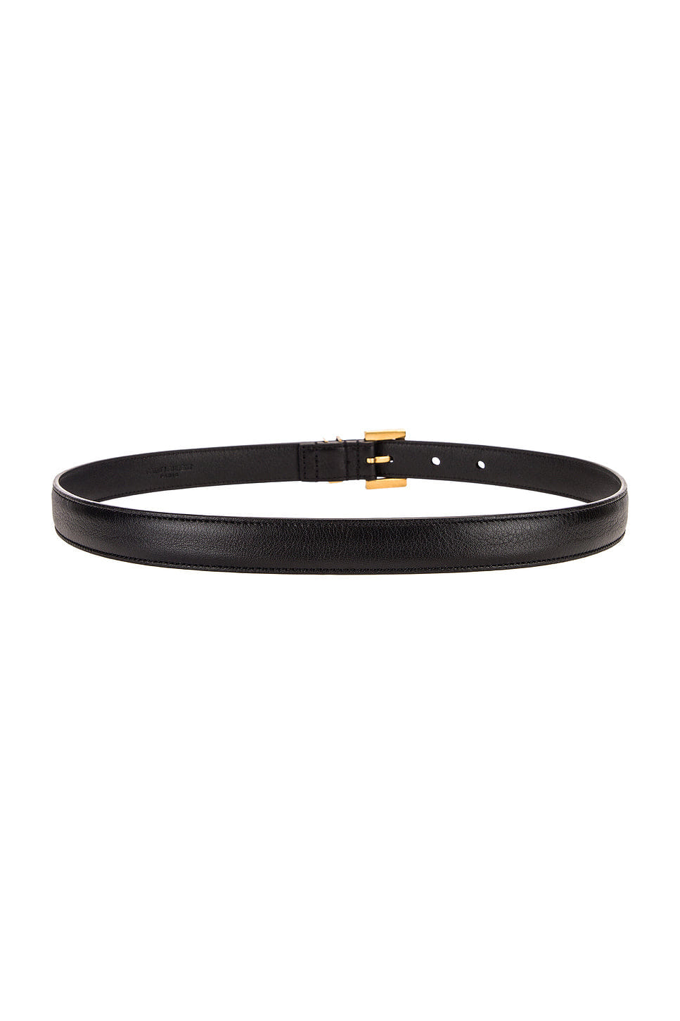 Saint Laurent Logo Leather Belt