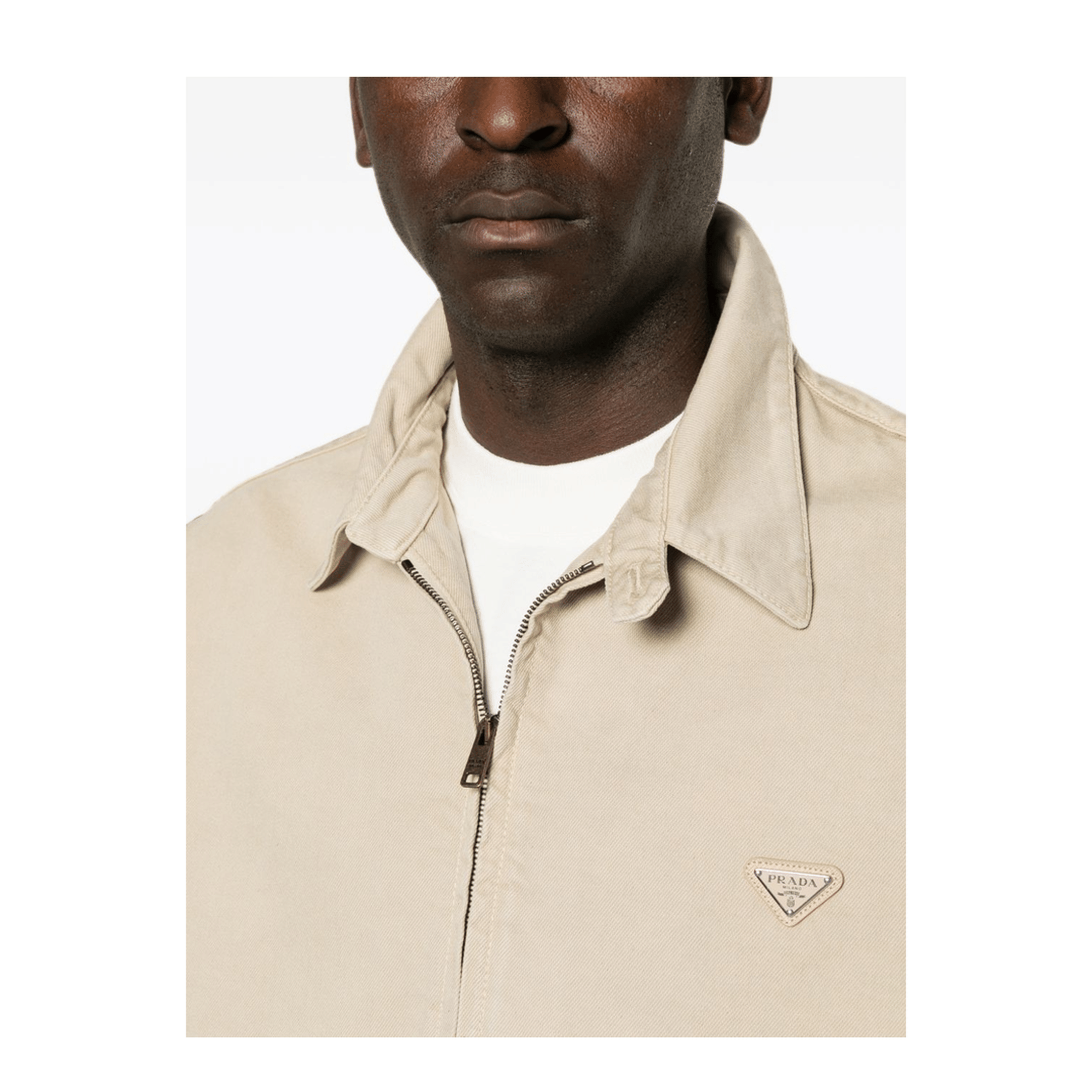 Prada Coats Beige