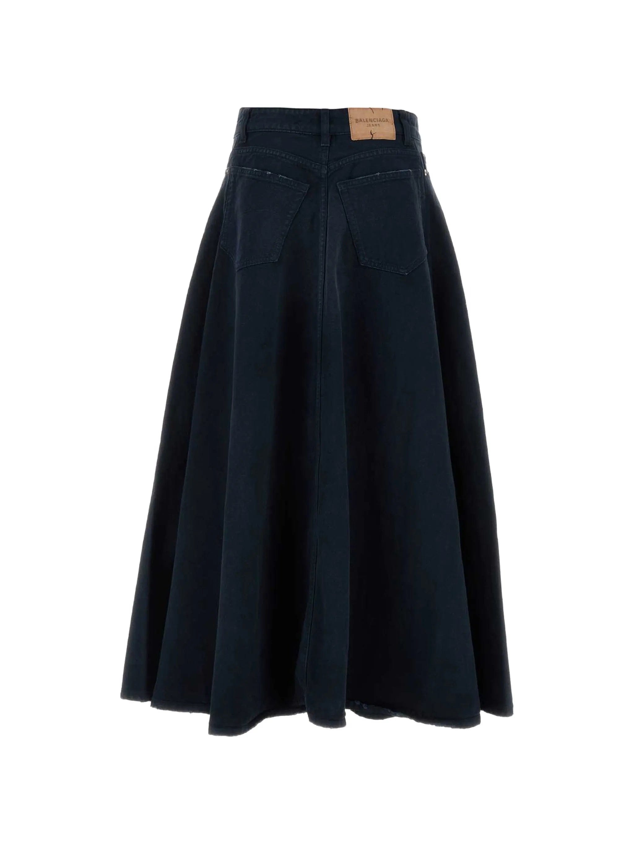 Balenciaga A - line maxi skirt