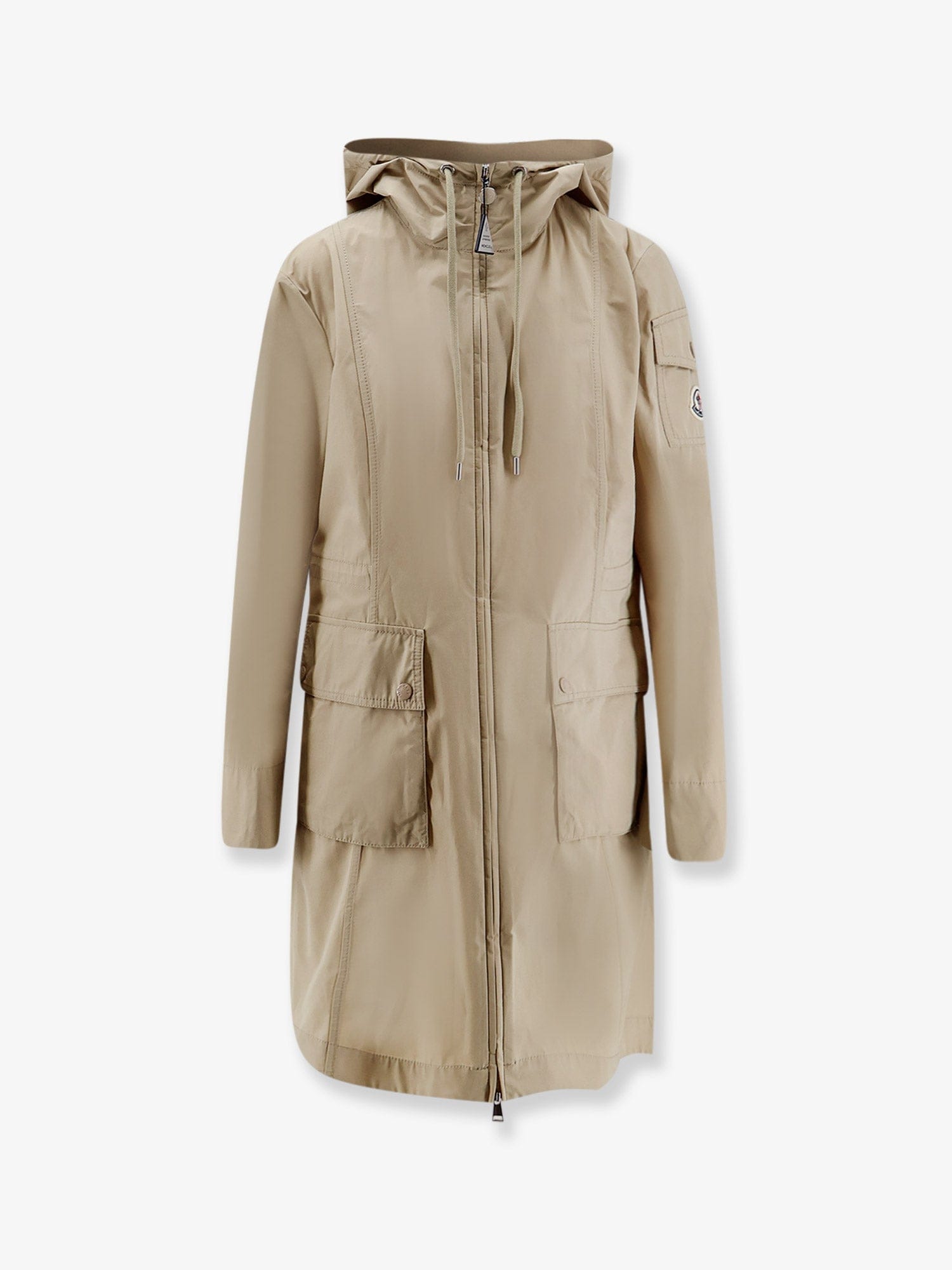 Moncler Laerte cotton blend long jacket