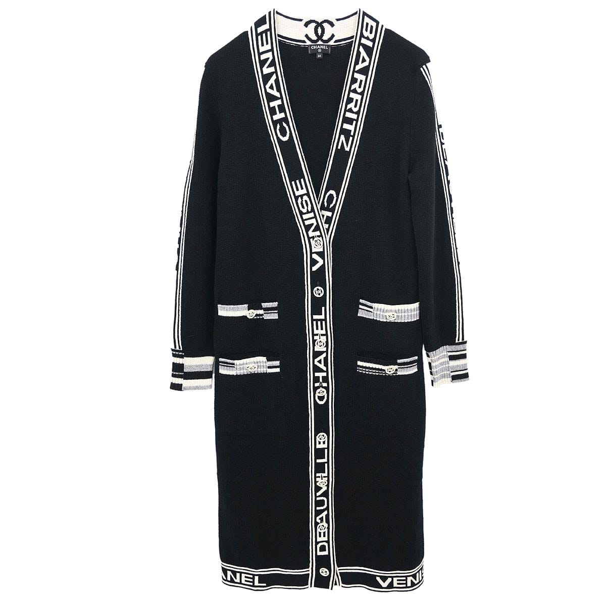 Chanel 2019 Long Cardigan Black #34