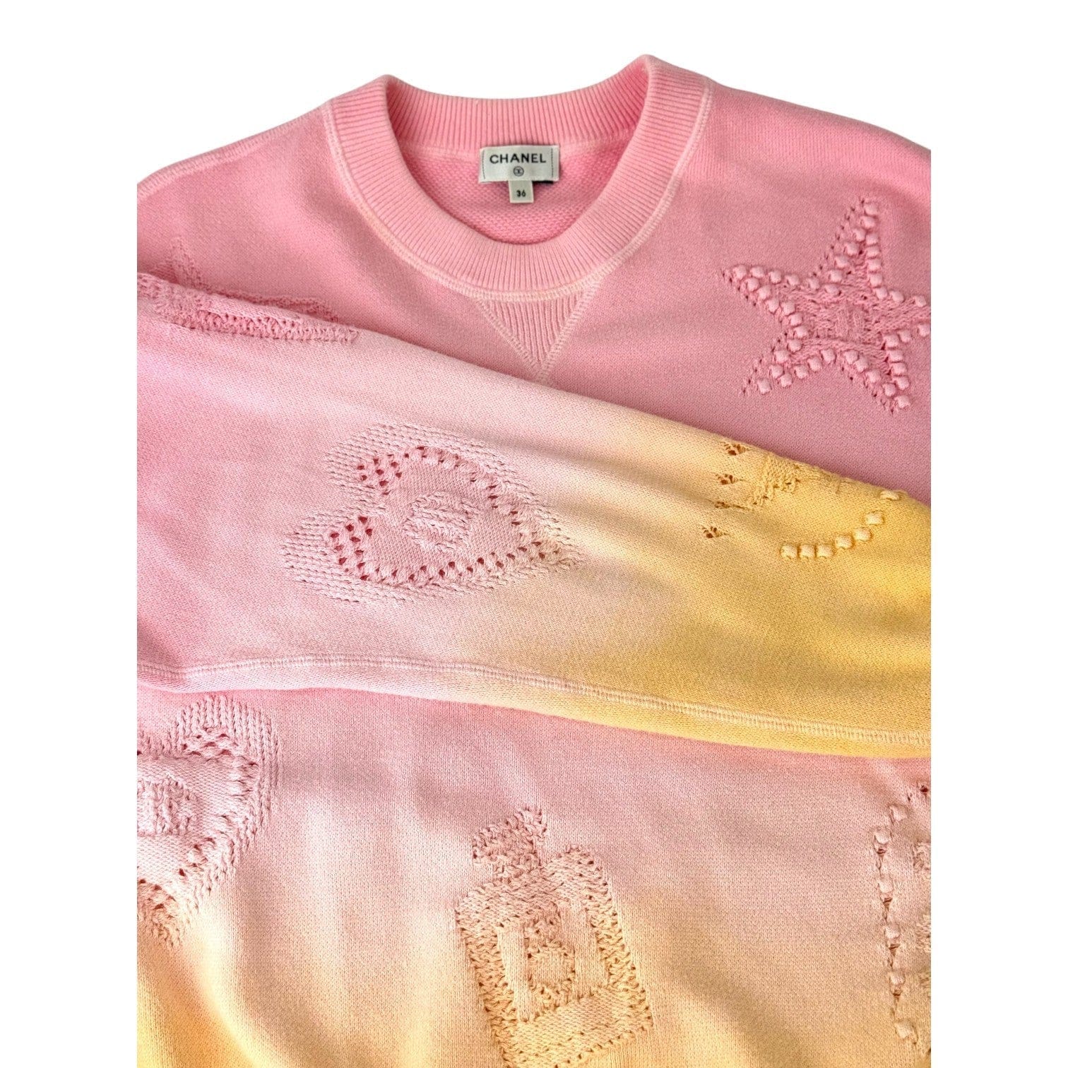 Chanel 23A Pink Cotton Pullover #36
