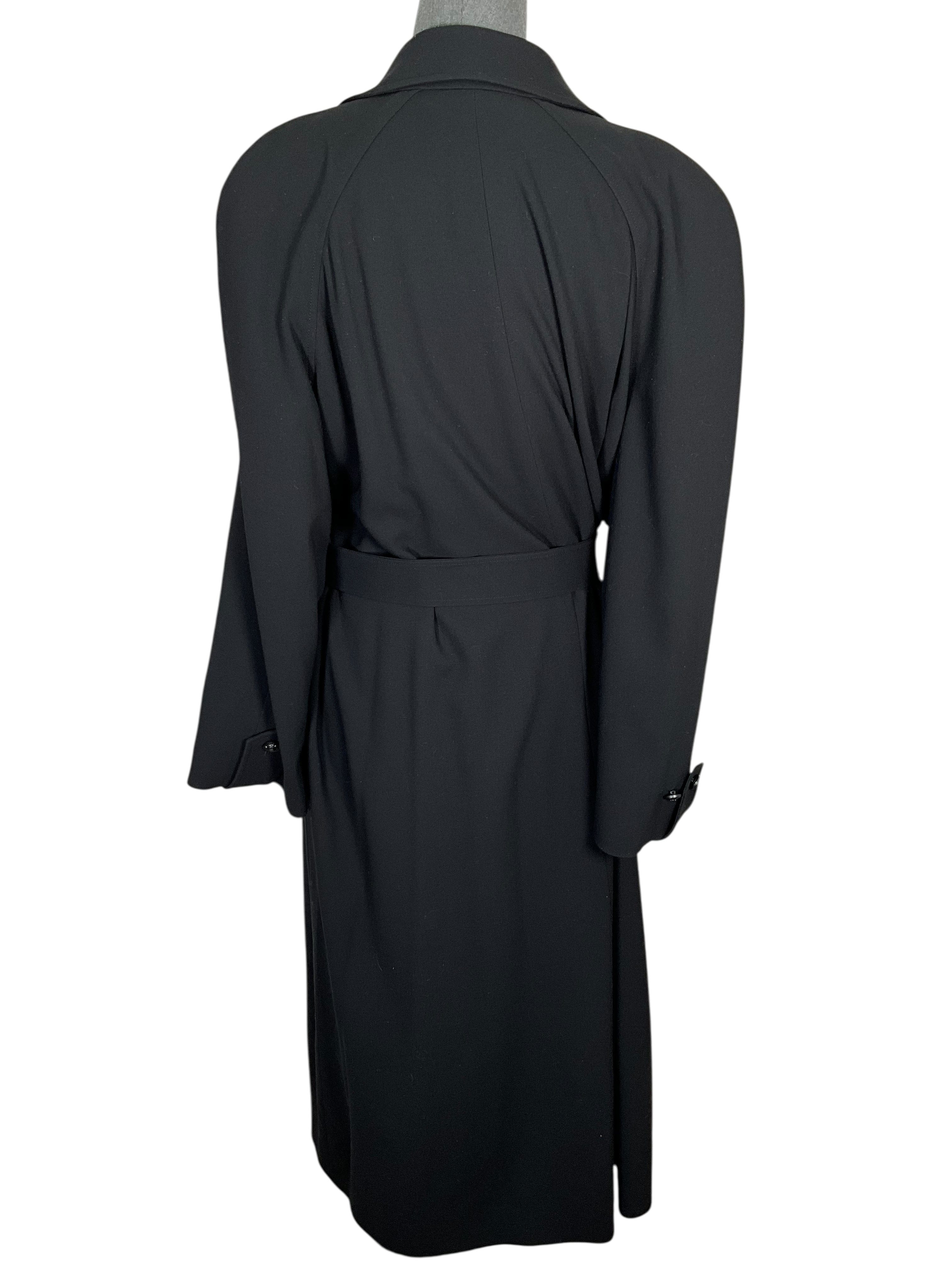 CHANEL 97A Double Breasted Trench Coat Size M