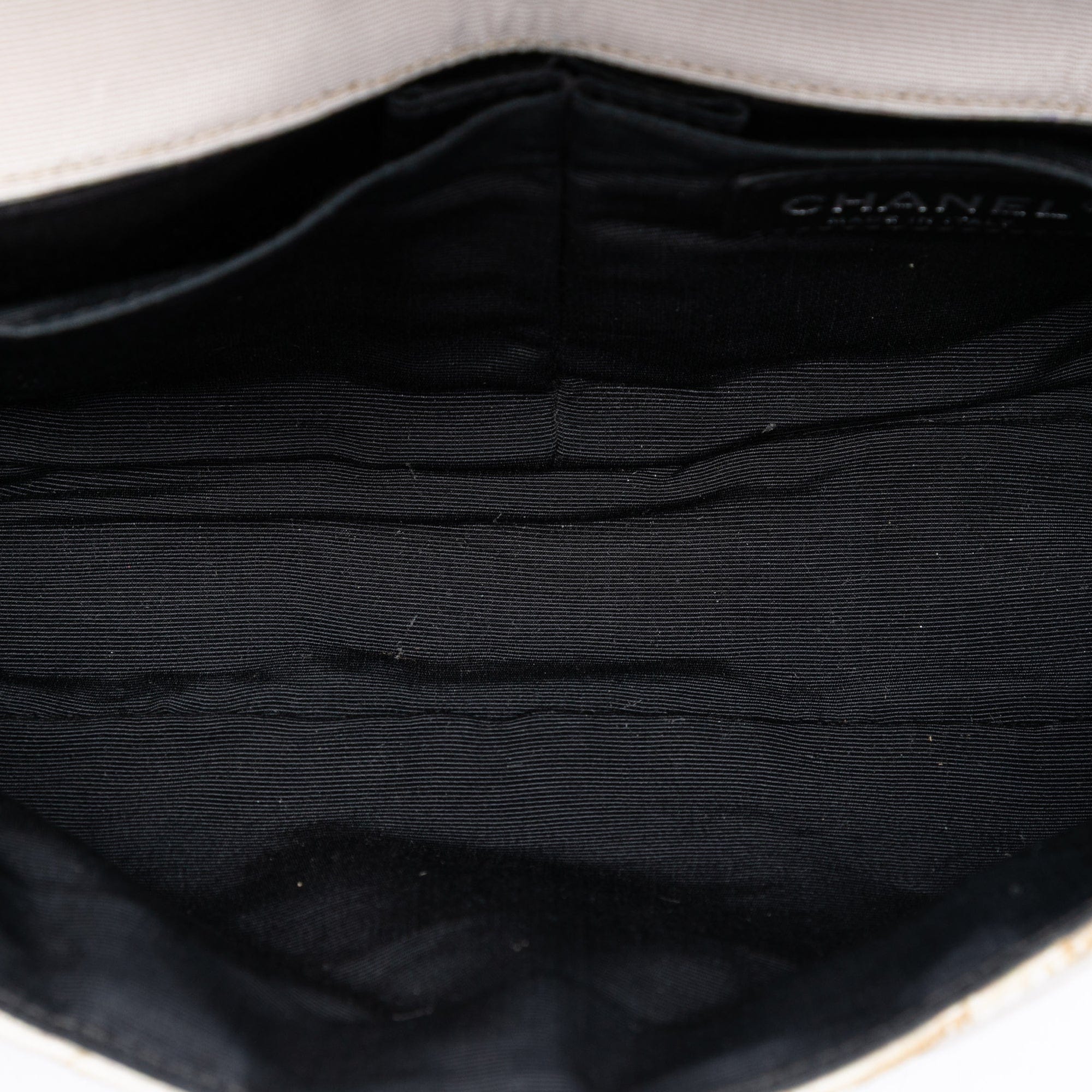 Chanel Small Tricolor Quilted Jersey Reissue 2.55 East West Flap