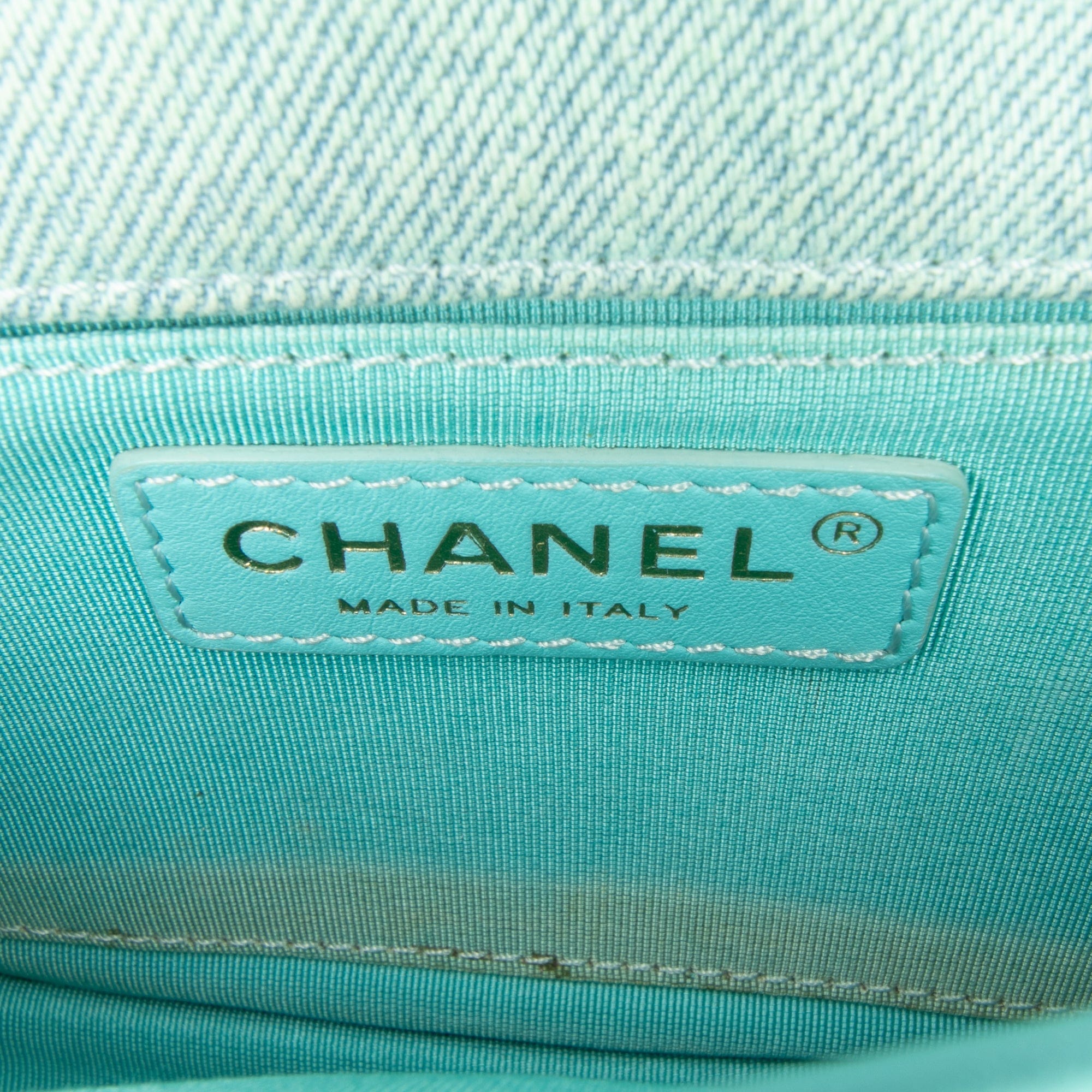Chanel Mini CC Quilted Denim Messenger Flap