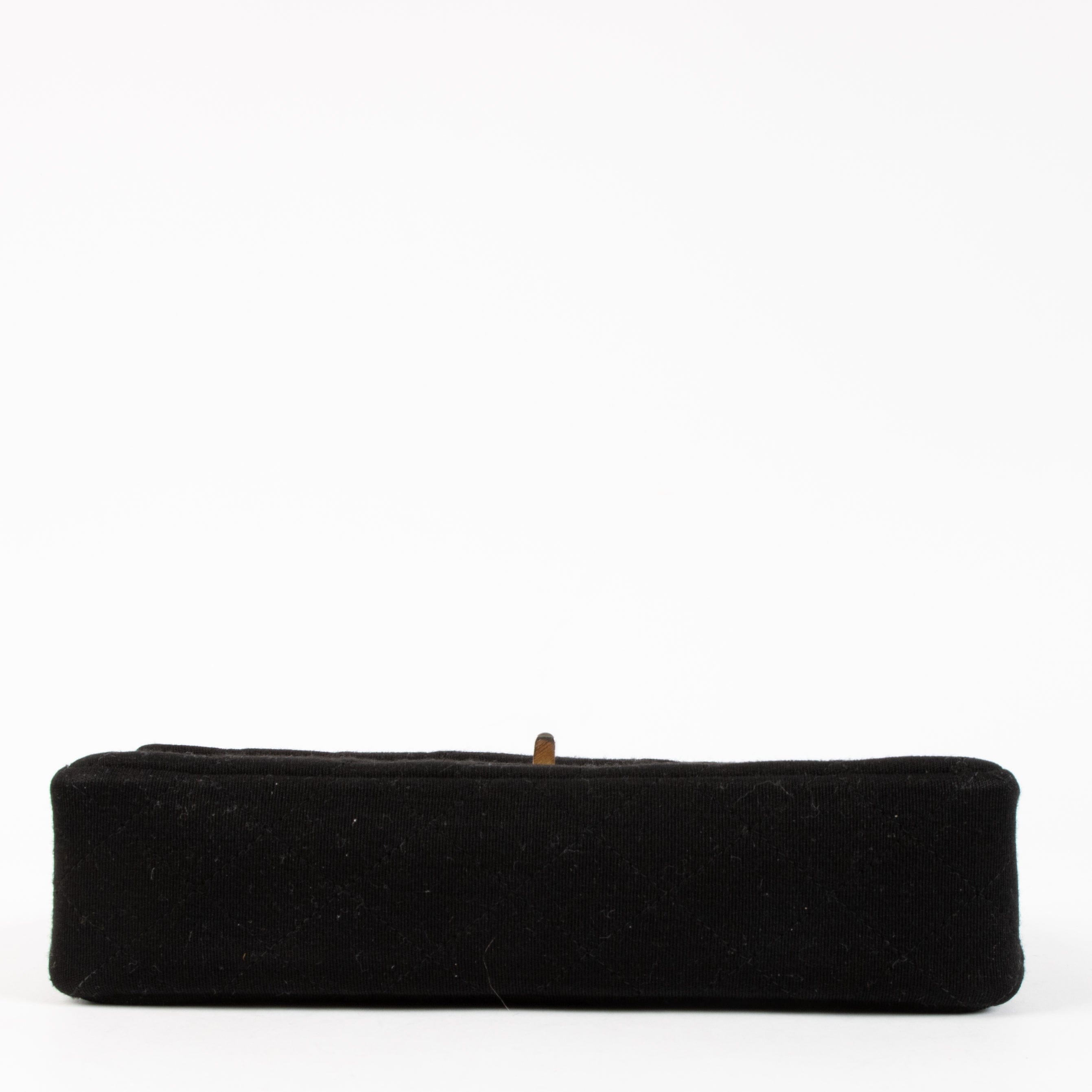 Chanel 1960s Black Jersey Medium 2.55 Bag