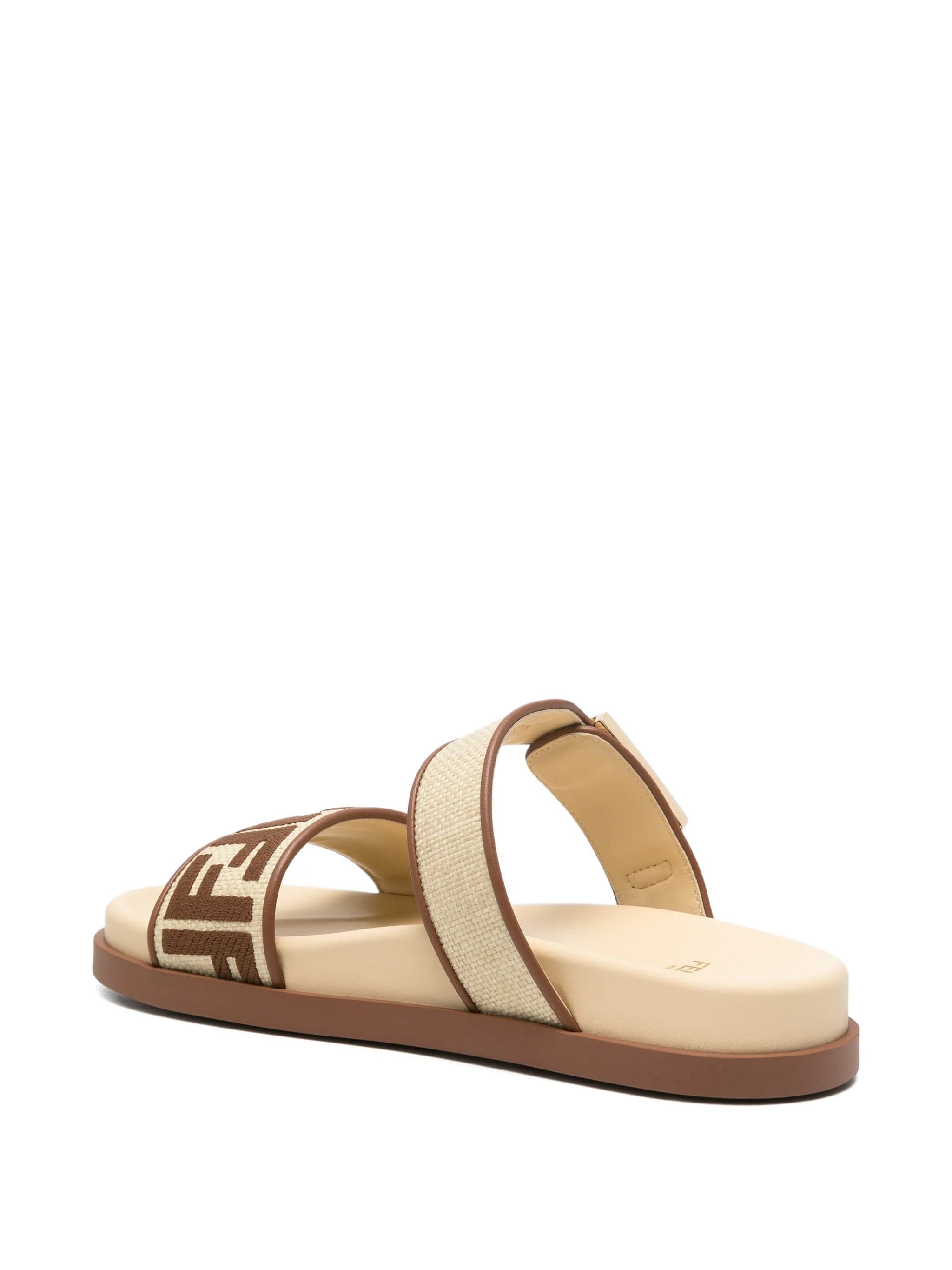 Fendi FF logo buckle sandals