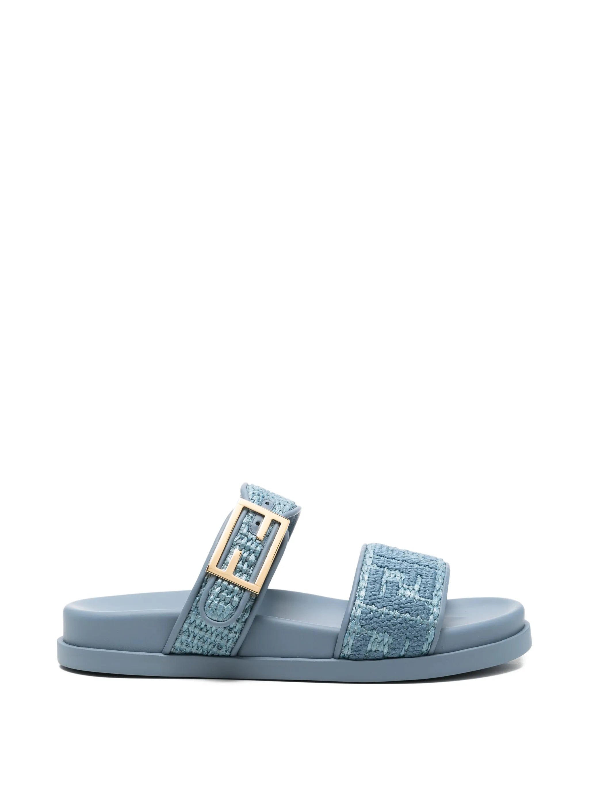 Fendi Feel Slide buckled flat sandals