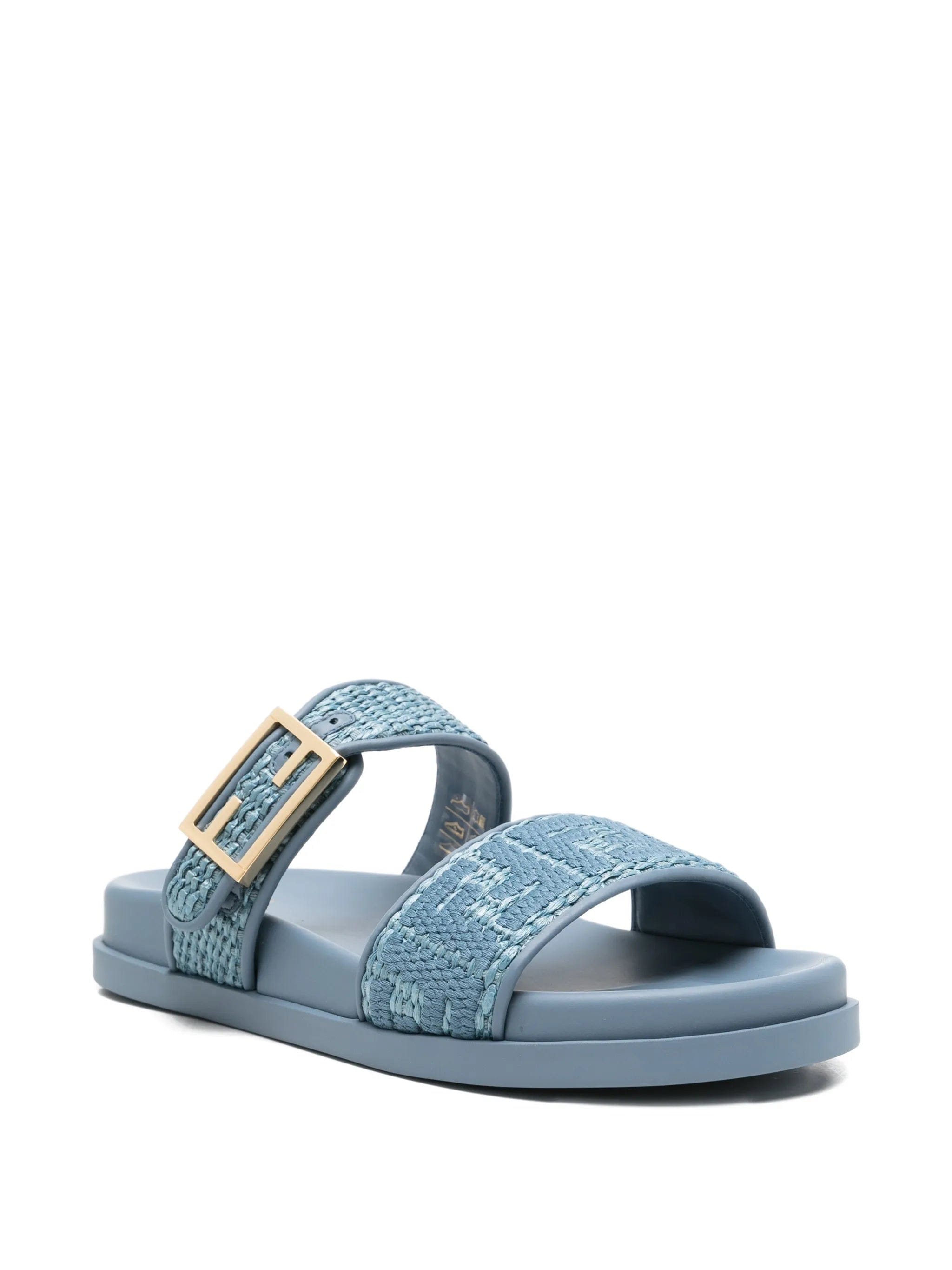 Fendi Feel Slide buckled flat sandals