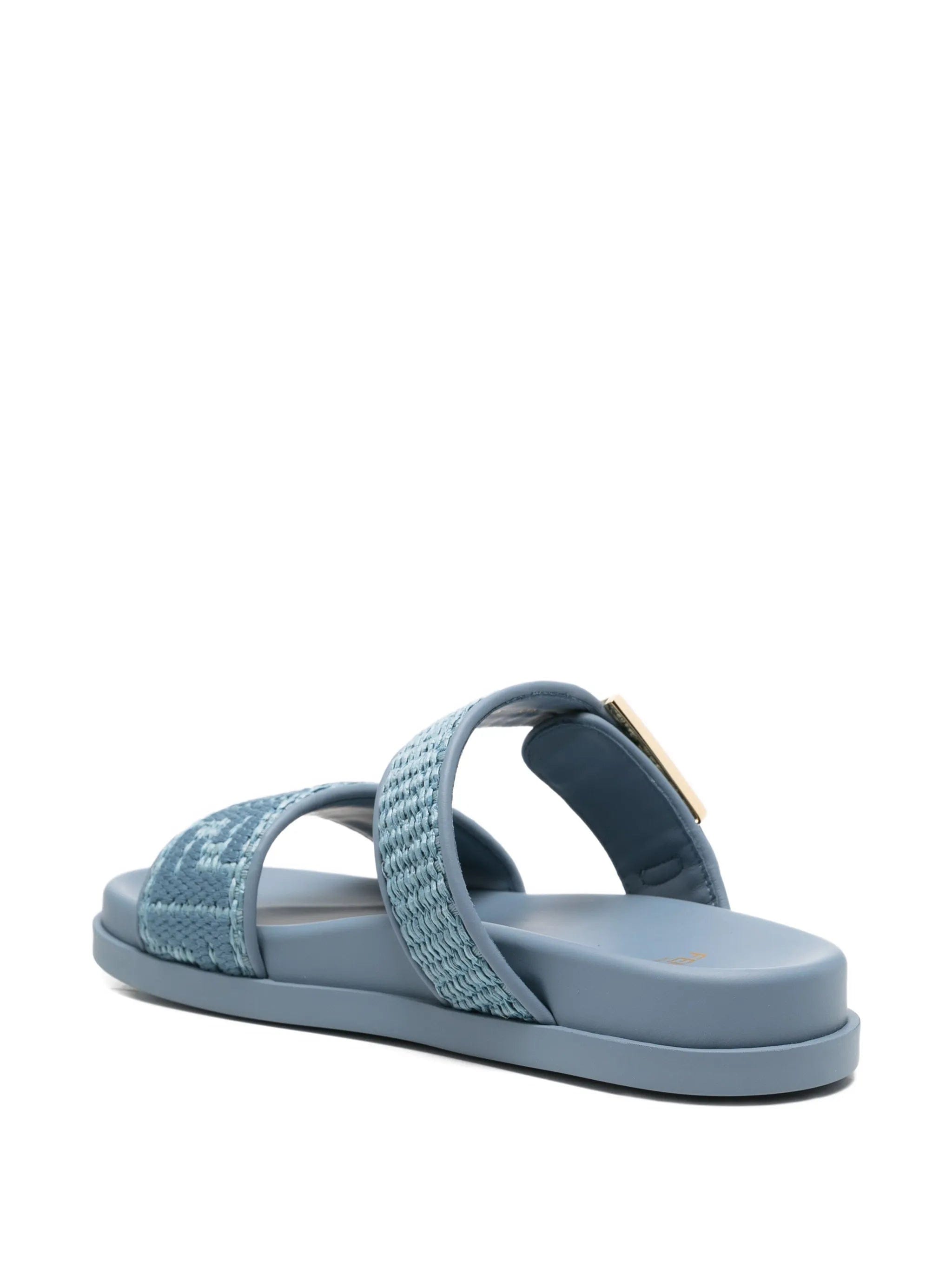 Fendi Feel Slide buckled flat sandals
