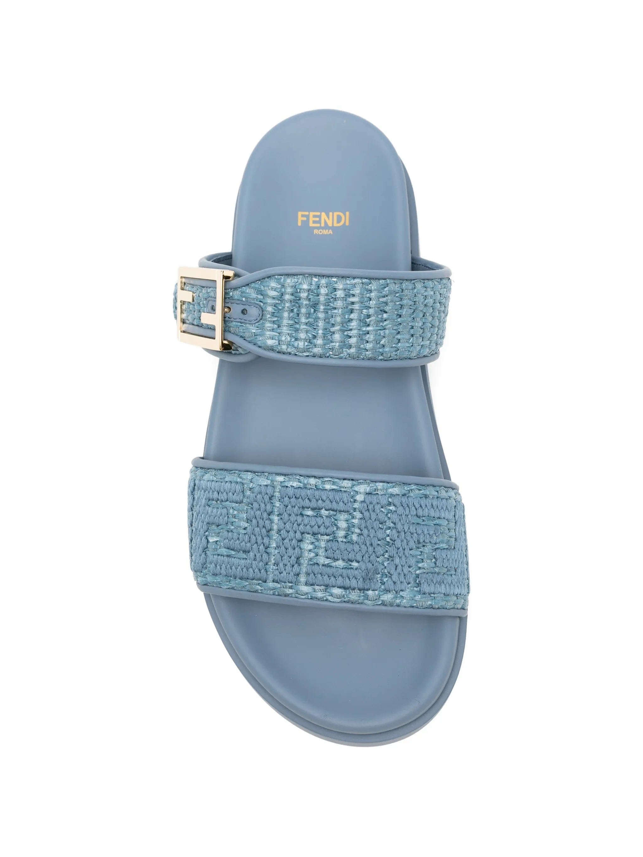 Fendi Feel Slide buckled flat sandals