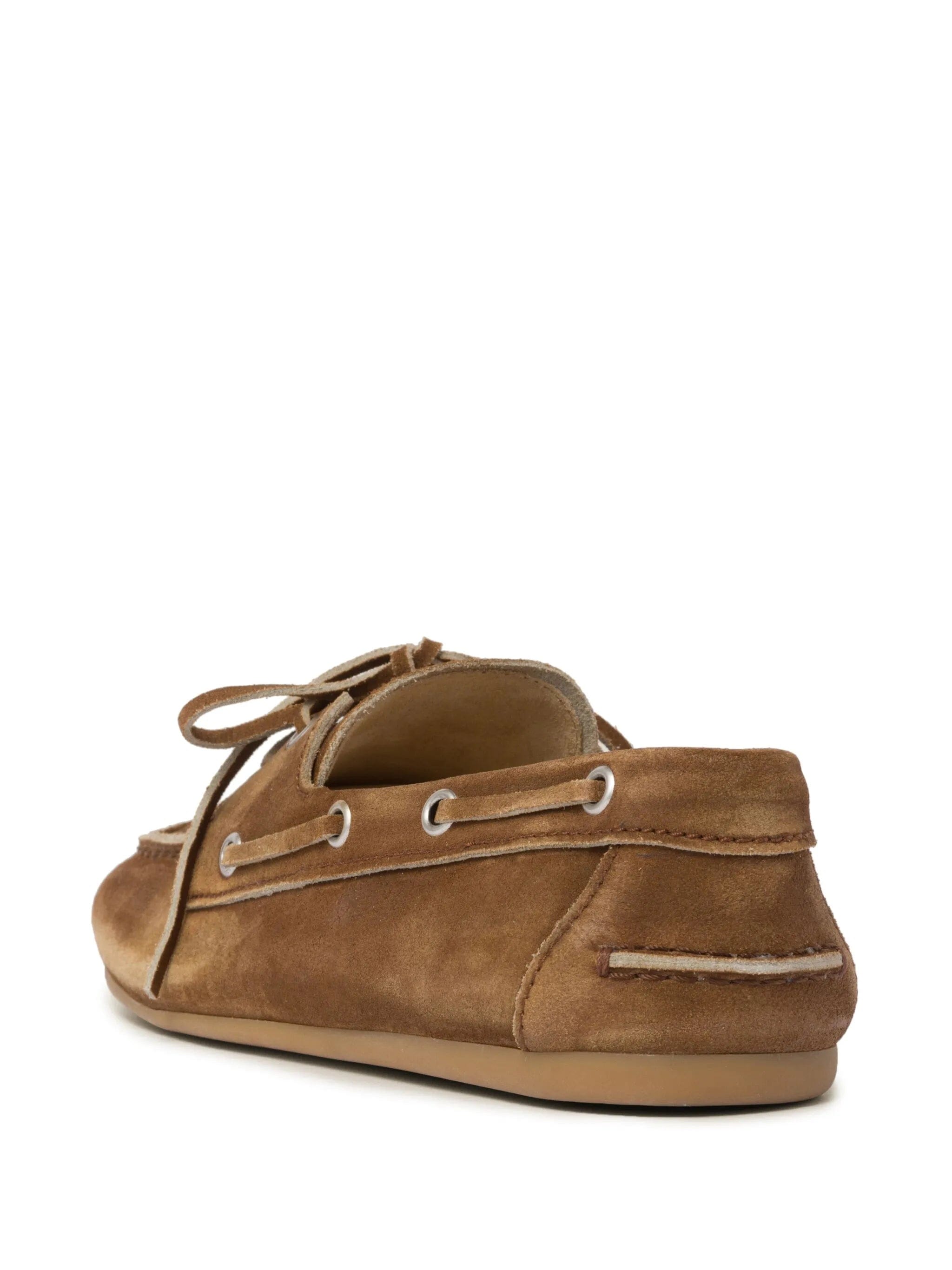 Miu Miu faded suede deck shoes