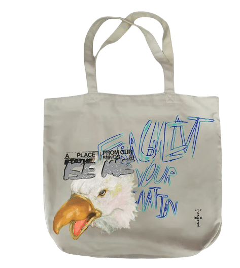 Travis Scott Cactus Jack For Fragment Flames Tote Cream (CJFR - AB14) One Size