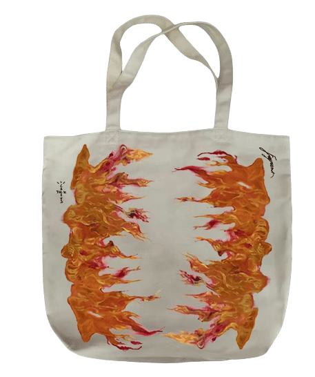 Travis Scott Cactus Jack For Fragment Flames Tote Cream (CJFR - AB14) One Size