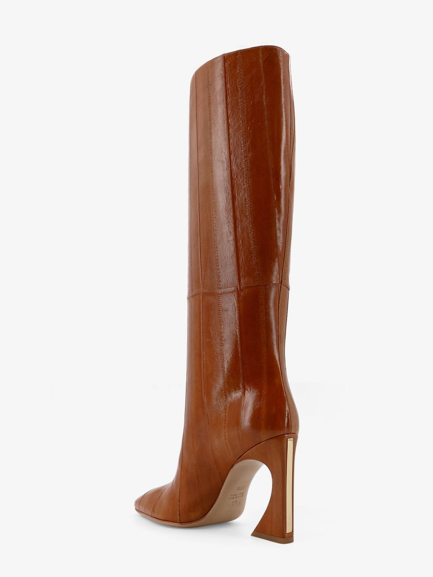 Fendi Arco hagfish leather boots