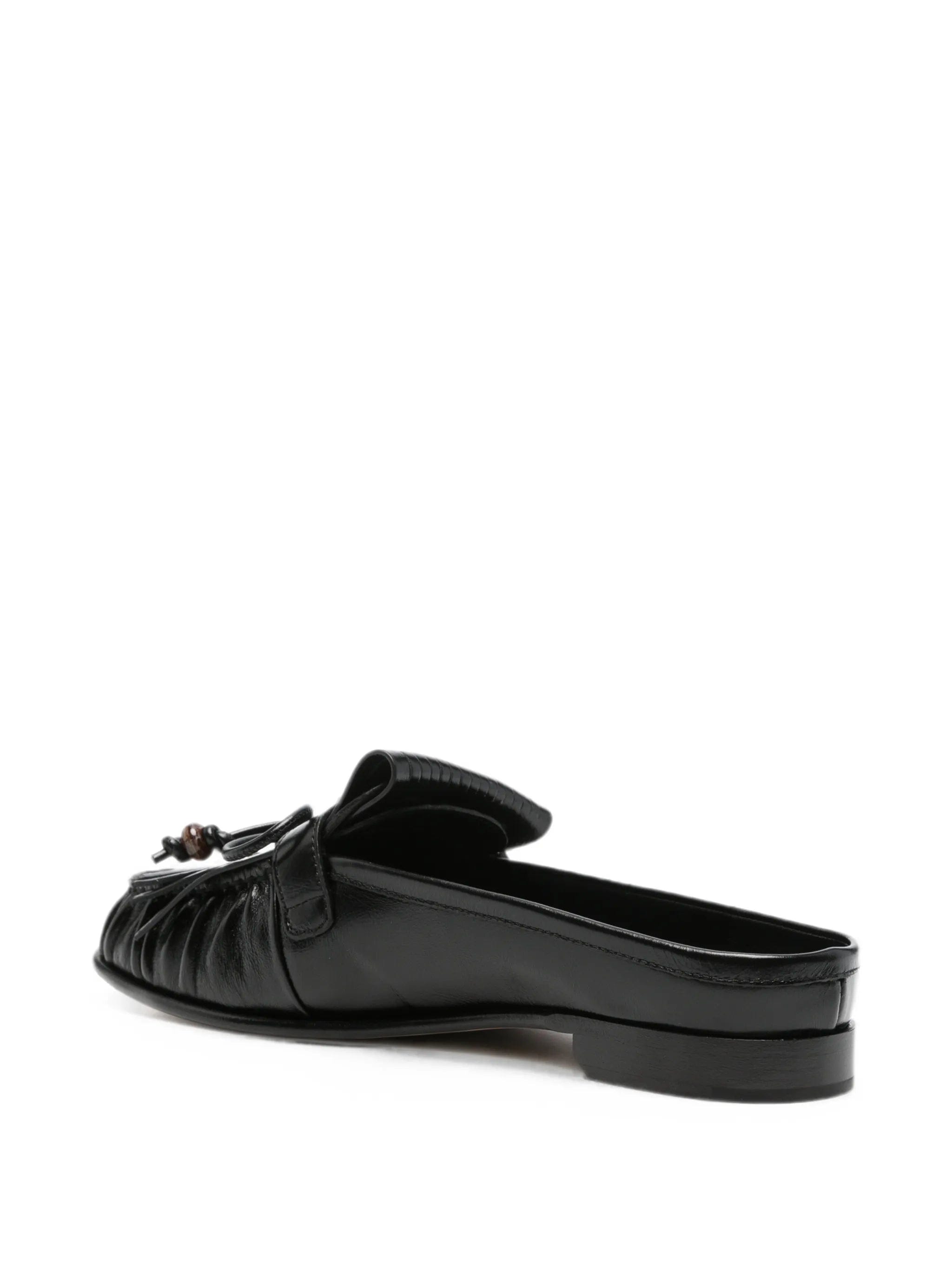 Fendi O'Lock fringed mules
