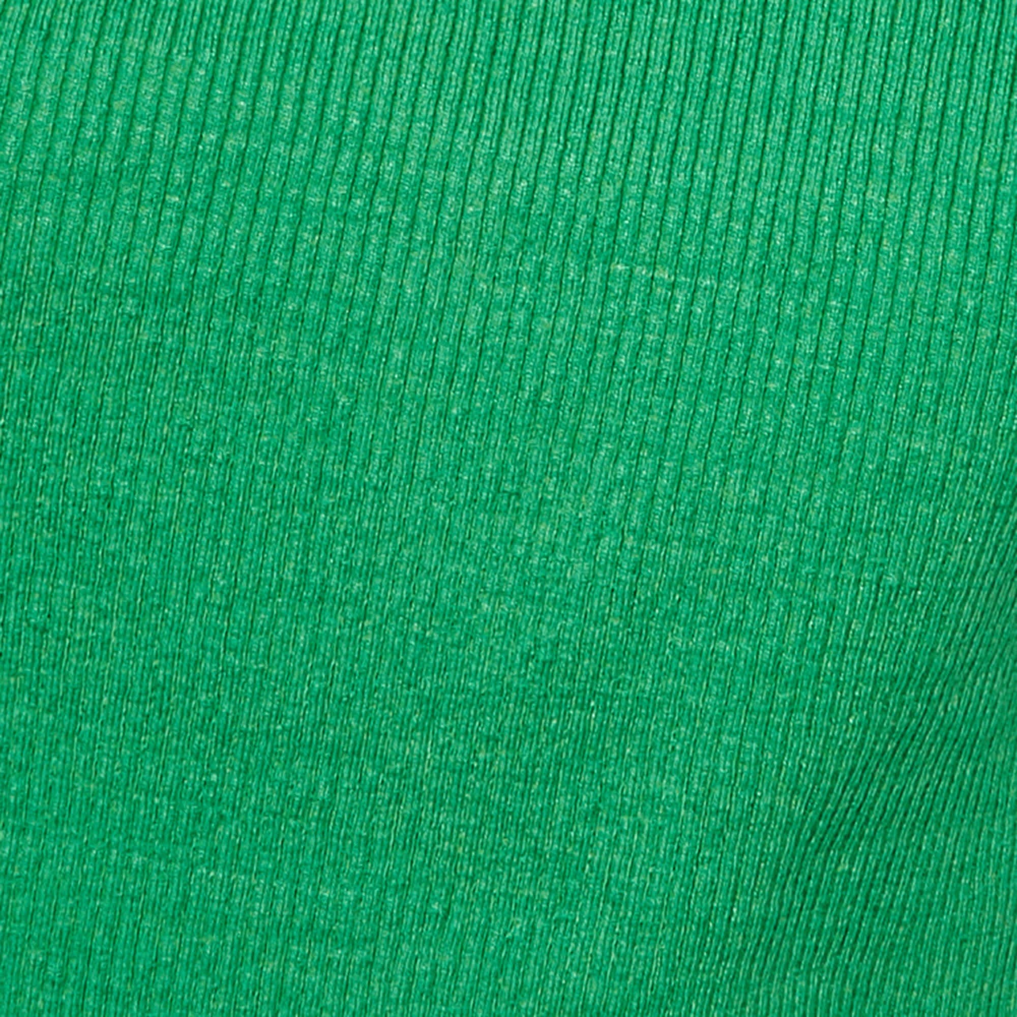 Jacquemus Green Linen Knit La Maille Ascu One Shoulder Top