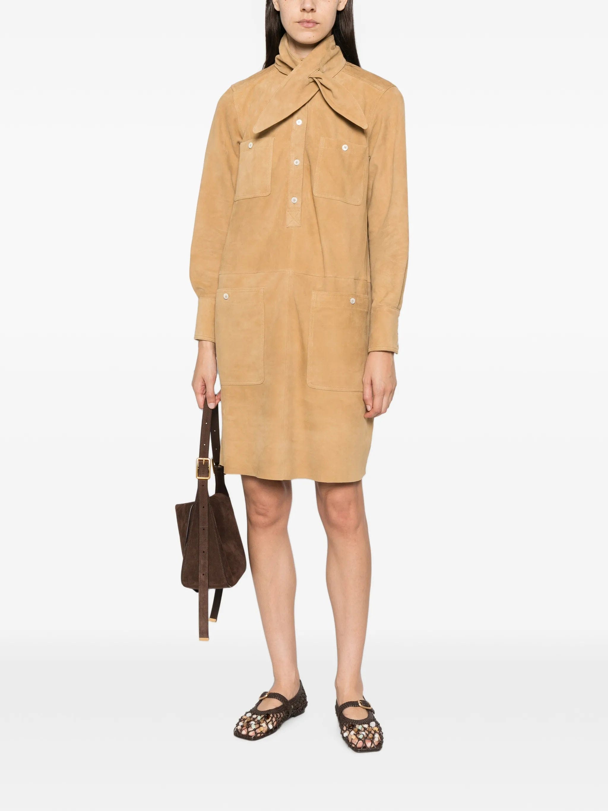 Polo Ralph Lauren suede mini dress