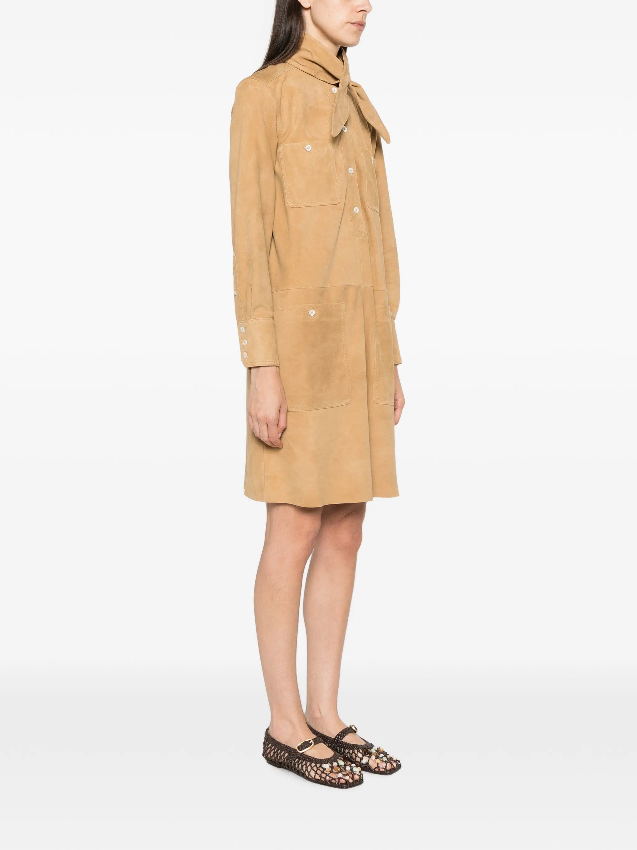 Polo Ralph Lauren suede mini dress