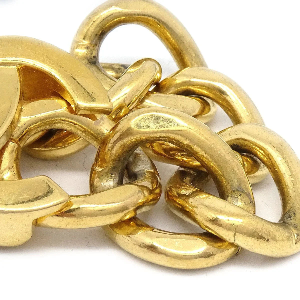 Chanel 1995 Gold CC Turnlock Bracelet
