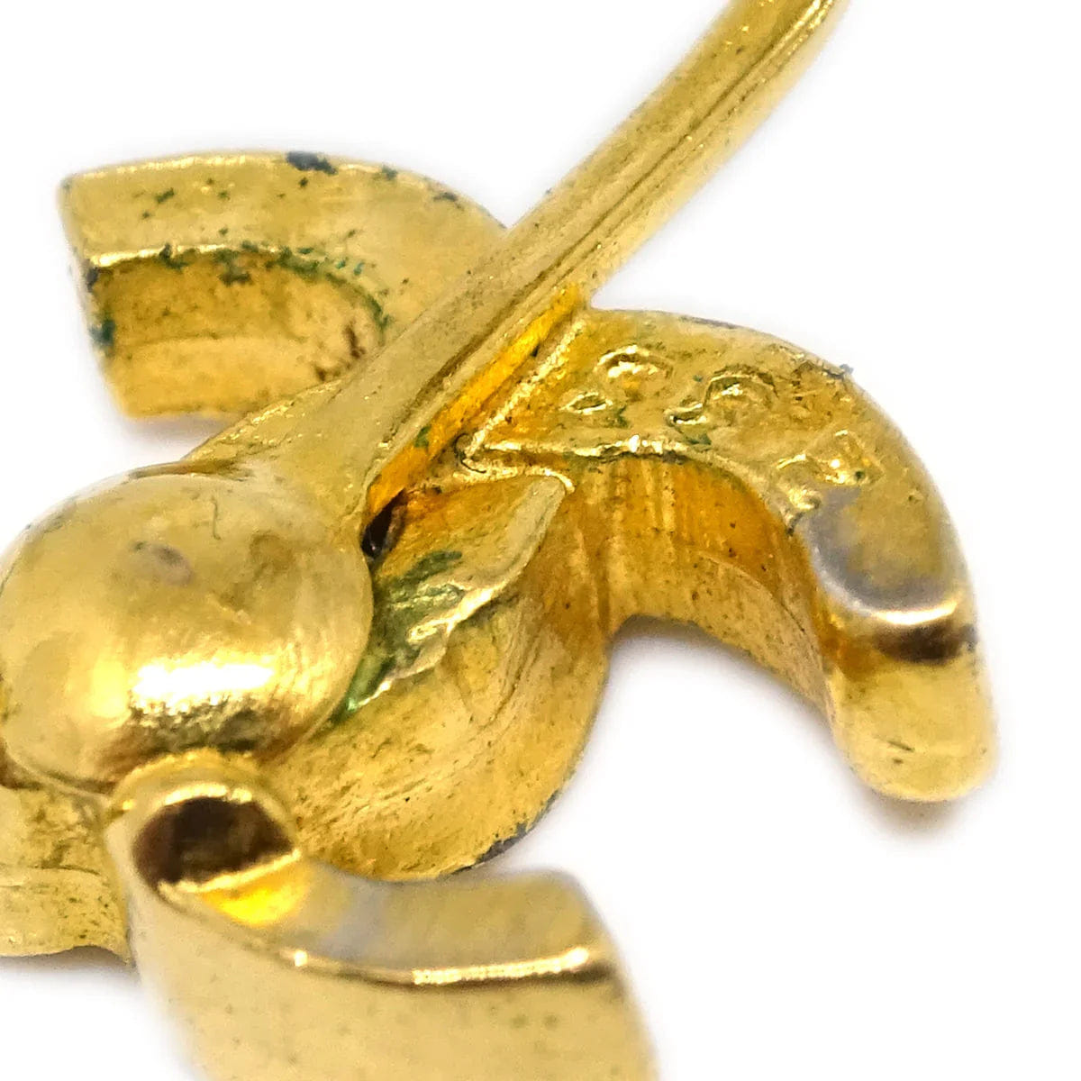 Chanel CC Earrings Clip - On Gold 233
