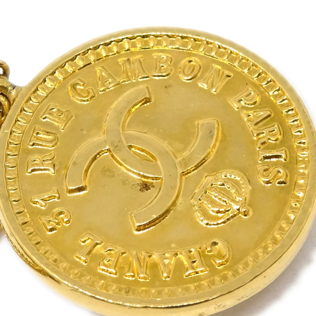 Chanel Gold Bag Dangle Earrings Clip - On 23