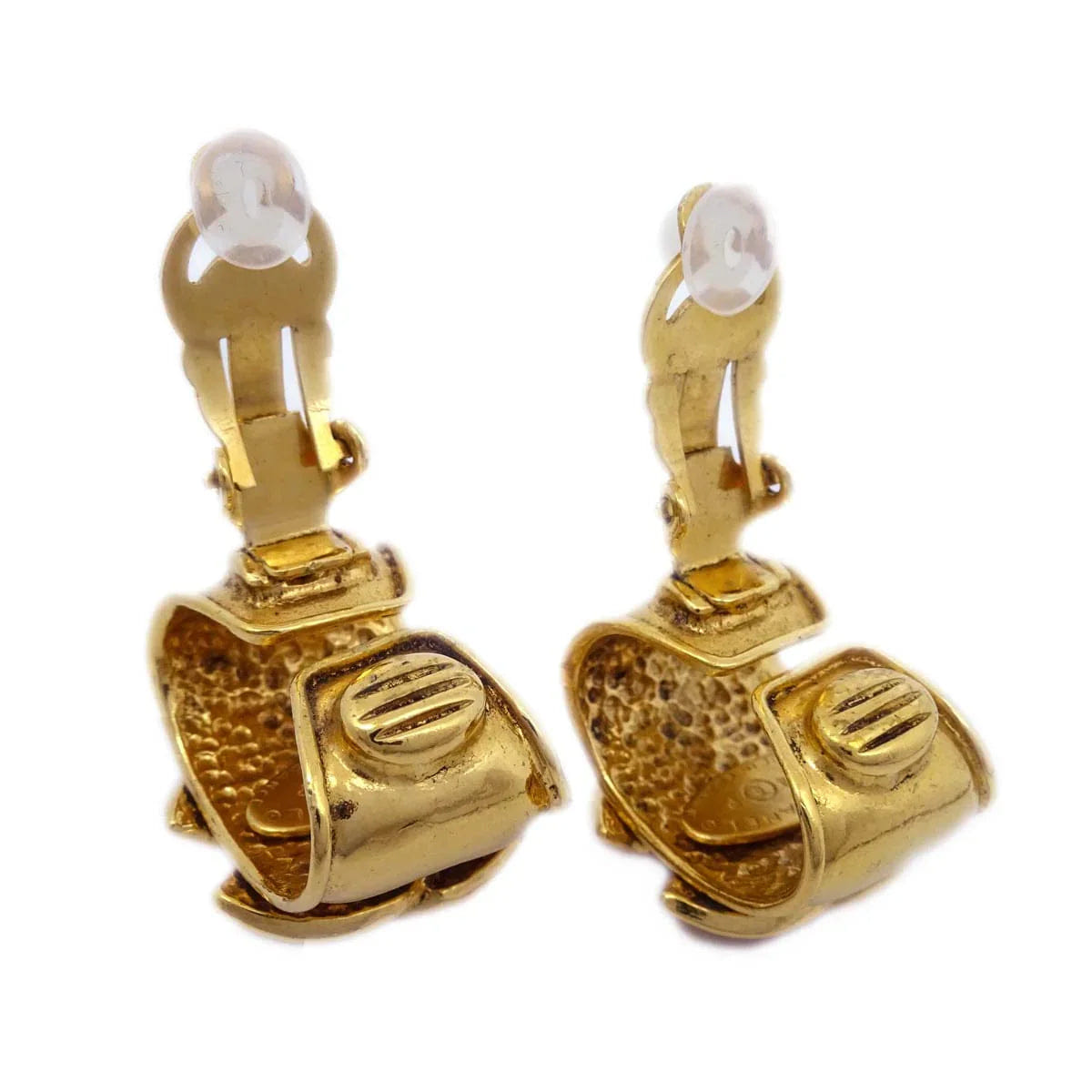 Chanel Earrings Clip - On Gold 94P