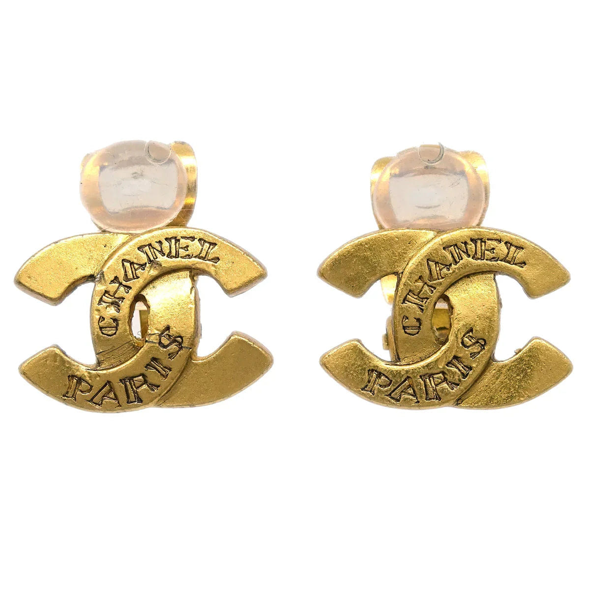 Chanel Gold CC Earrings Clip - On 99A