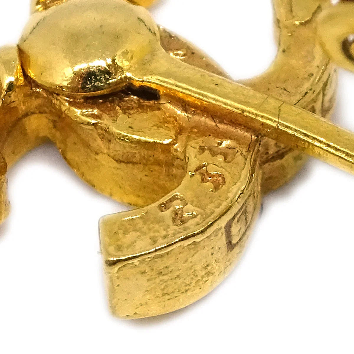 Chanel Mini CC Earrings Clip - On Gold 233