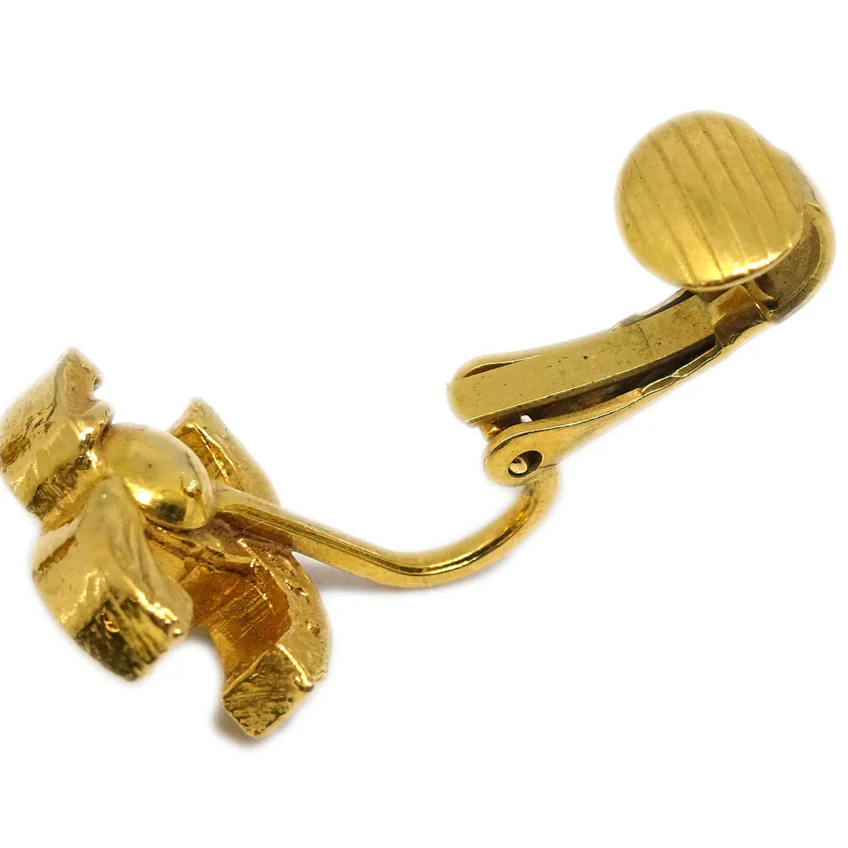 Chanel Mini CC Earrings Clip - On Gold 233