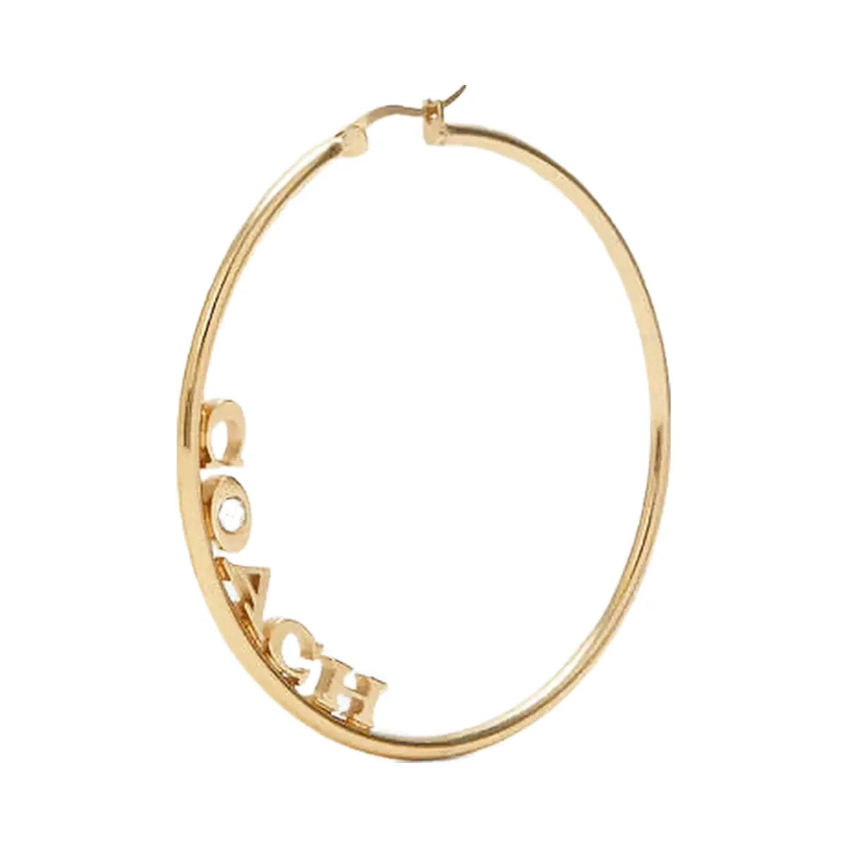 Coach Coach Medium Hoop Earrings Gold