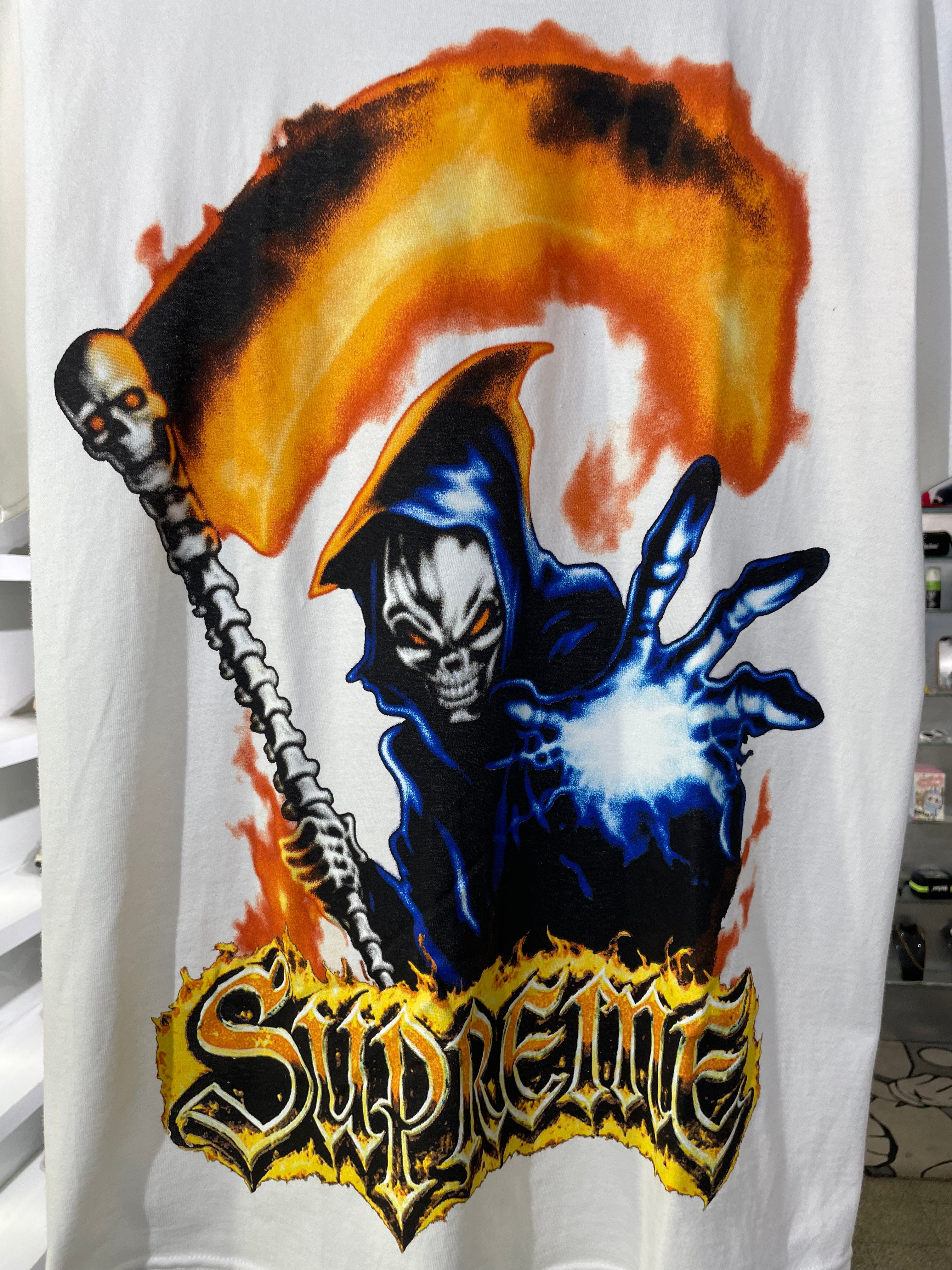 Supreme Grim Reaper T - Shirt - White