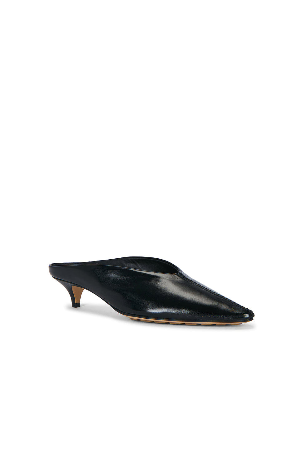 Bottega Veneta Vesta Kitten Heel Mule