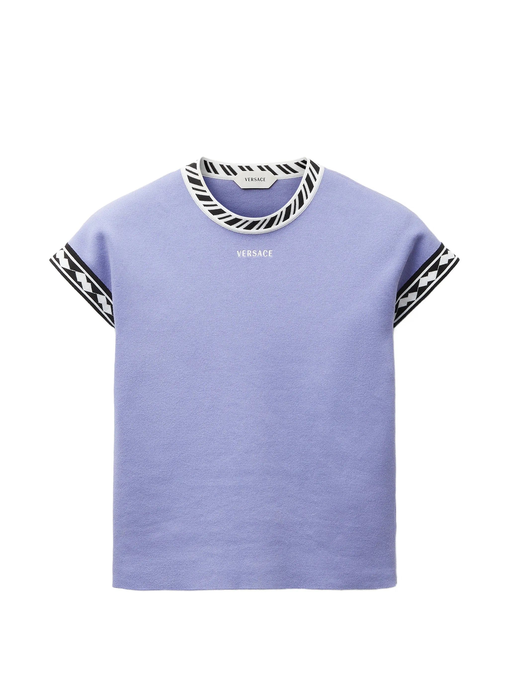 Versace cotton knit T - shirt