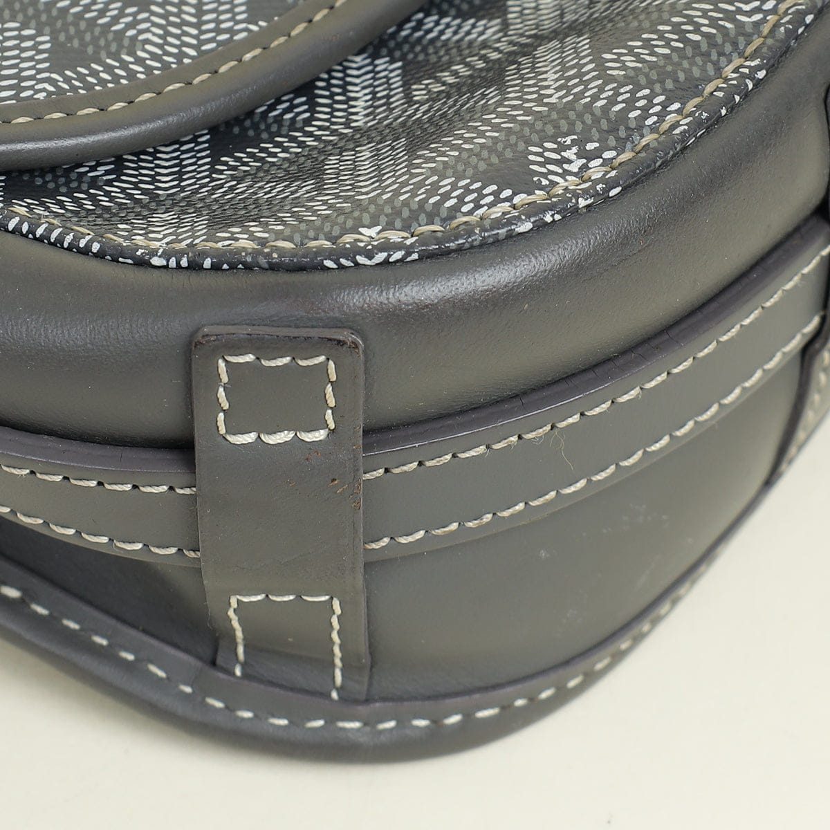 Goyard Gray Belvedere PM Messenger Bag