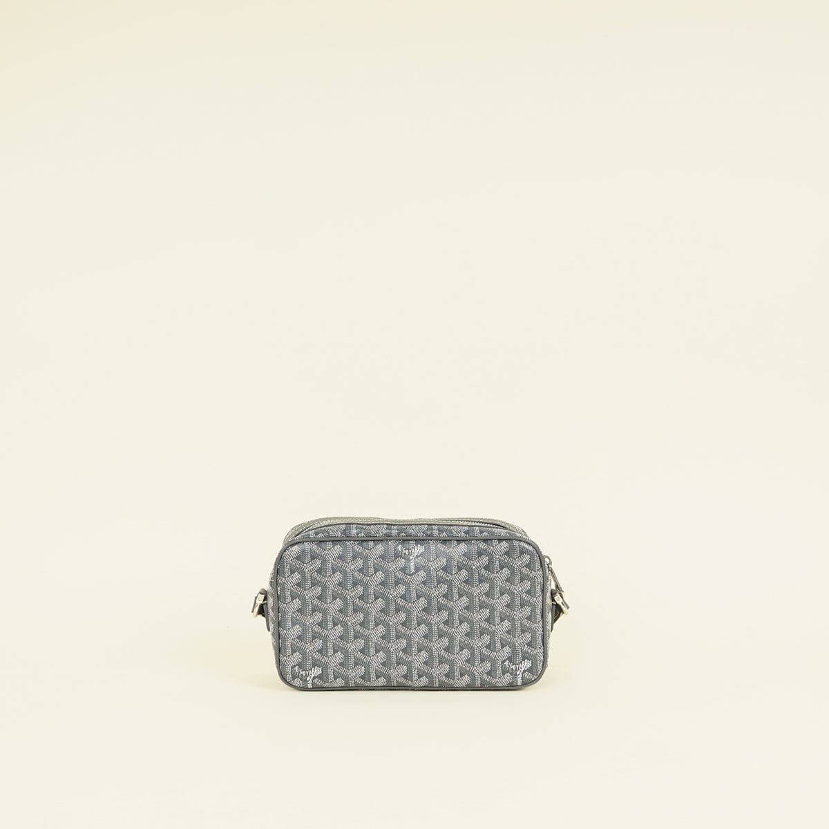Goyard Grey Goyardine Cap - Vert PM Bag