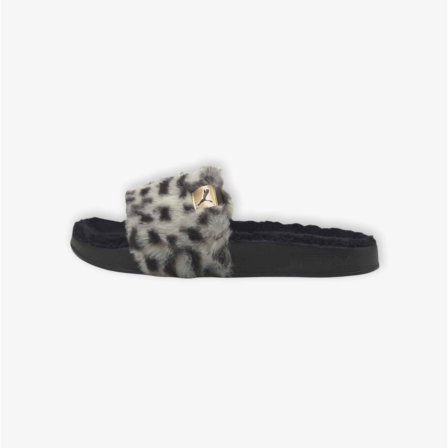Puma Women's Puma Leadcat YLM Fluff Safari Black Grey 384973 - 02