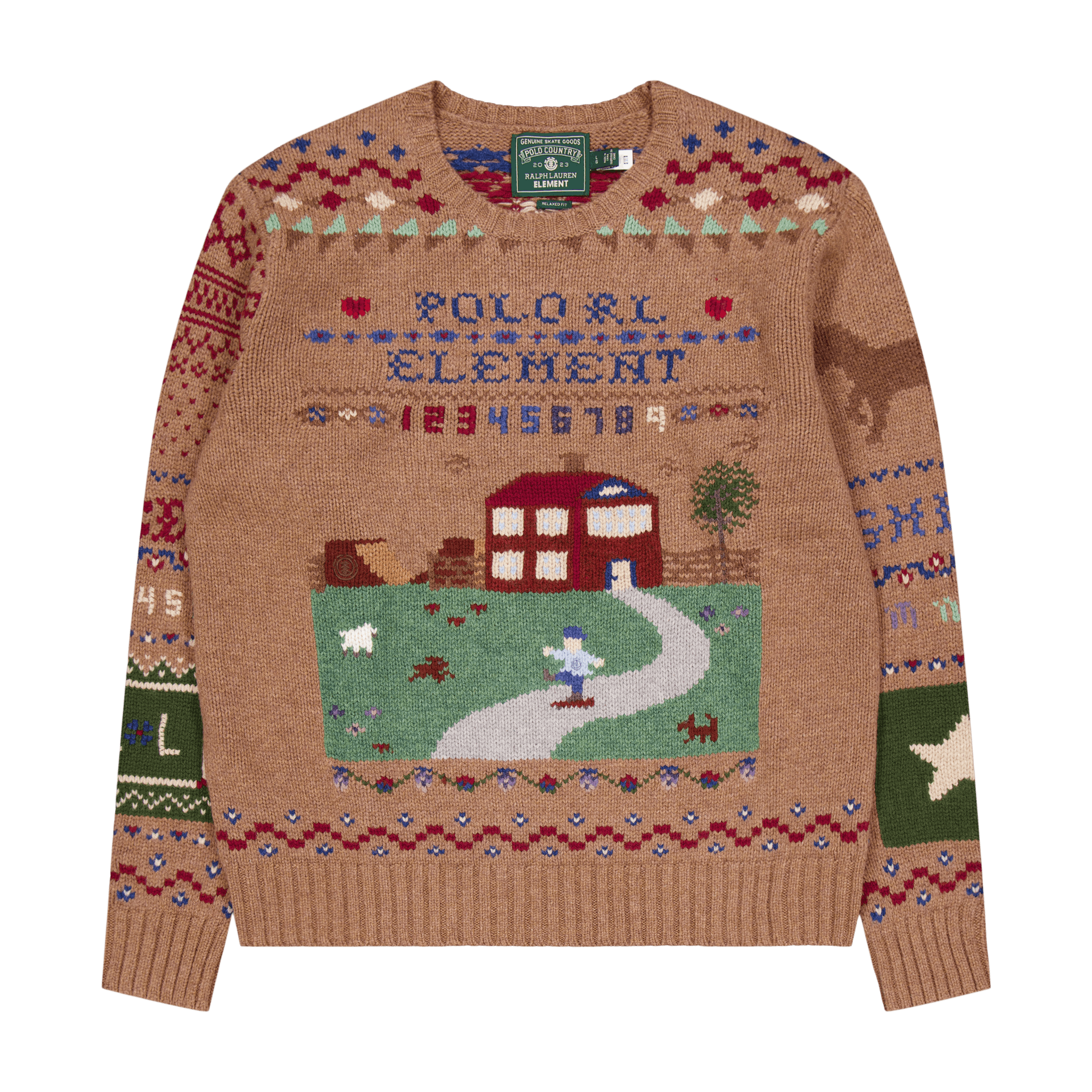 Polo Ralph Lauren Polo x Element Wool Sweater Brown Multi
