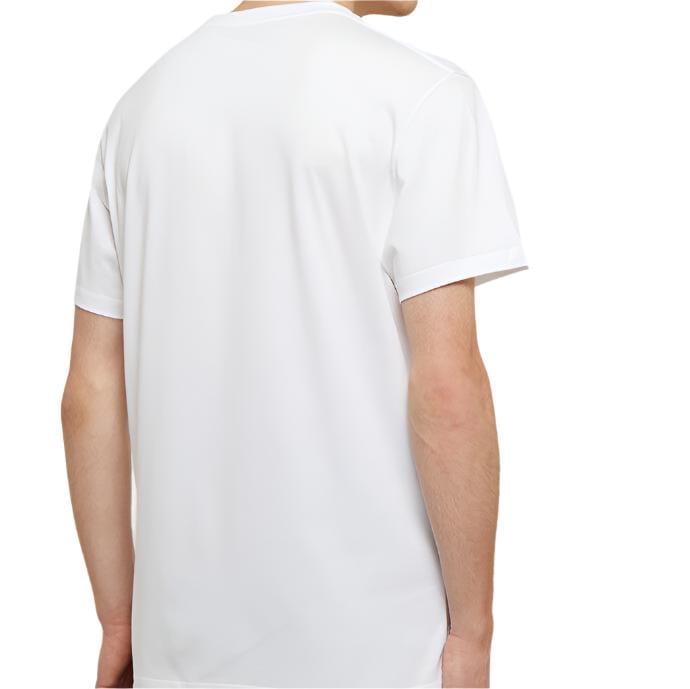 Loewe Anagram Blue Embroidered Logo on White T - Shirt