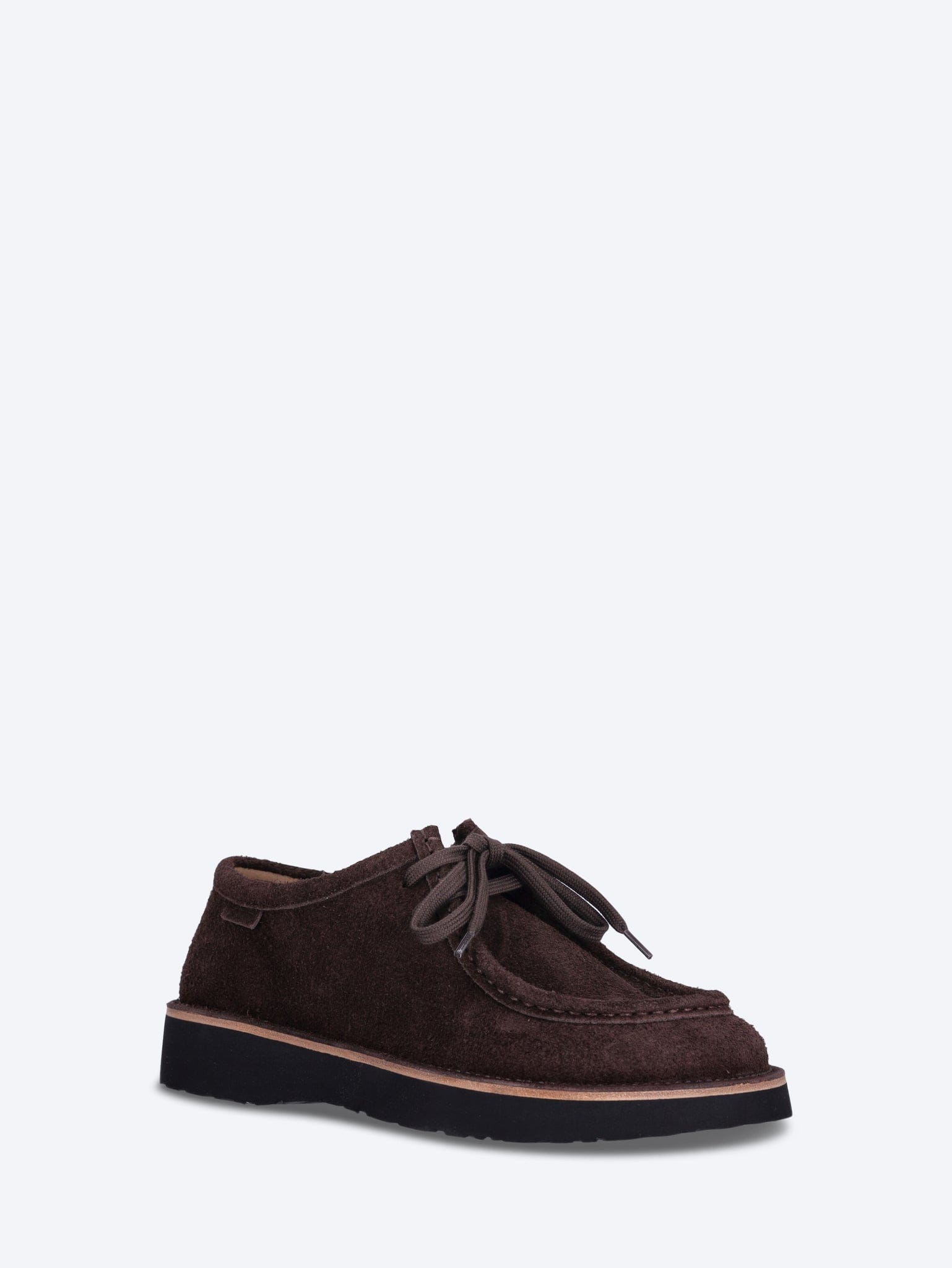 Loewe Leather suede faro lace up