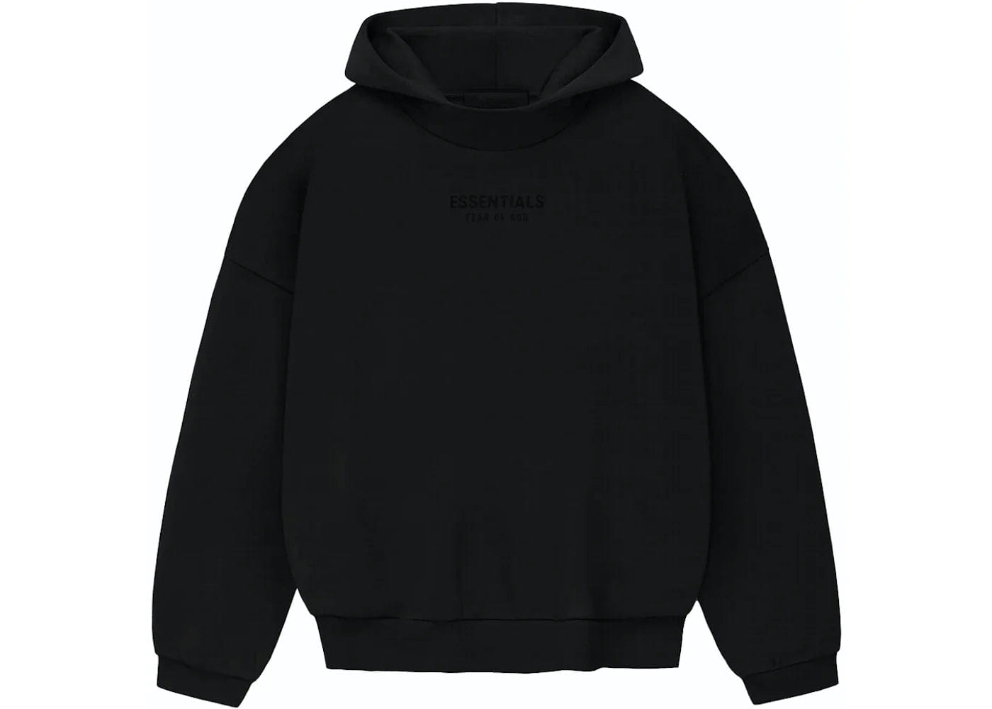 Fear of God Essentials Jet Black Hoodie