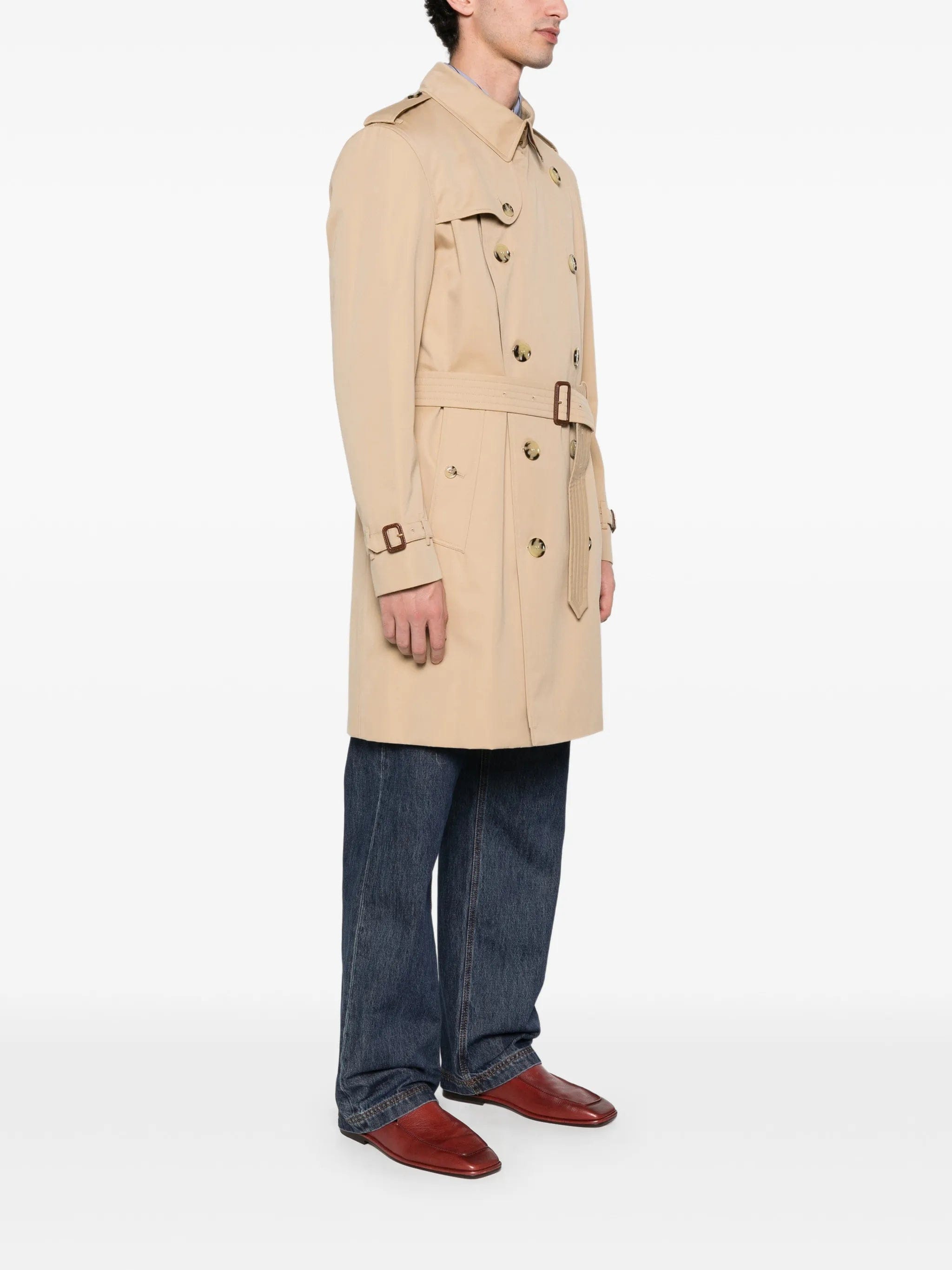 Burberry Kensington belted coat