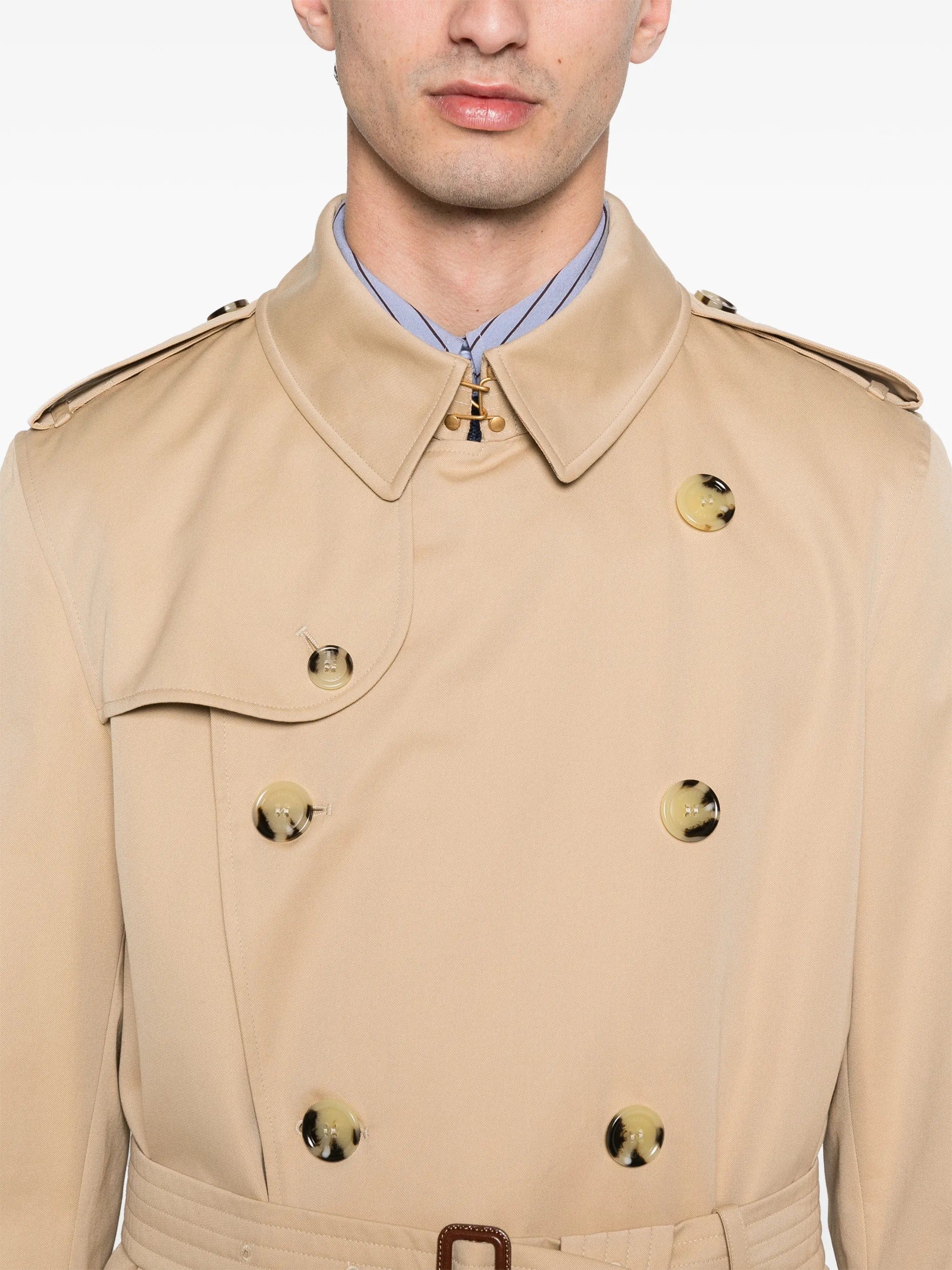 Burberry Kensington belted coat