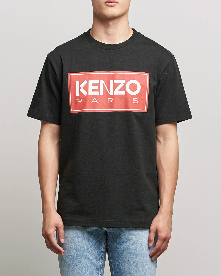 Kenzo Paris Logo Classic T - Shirt Black