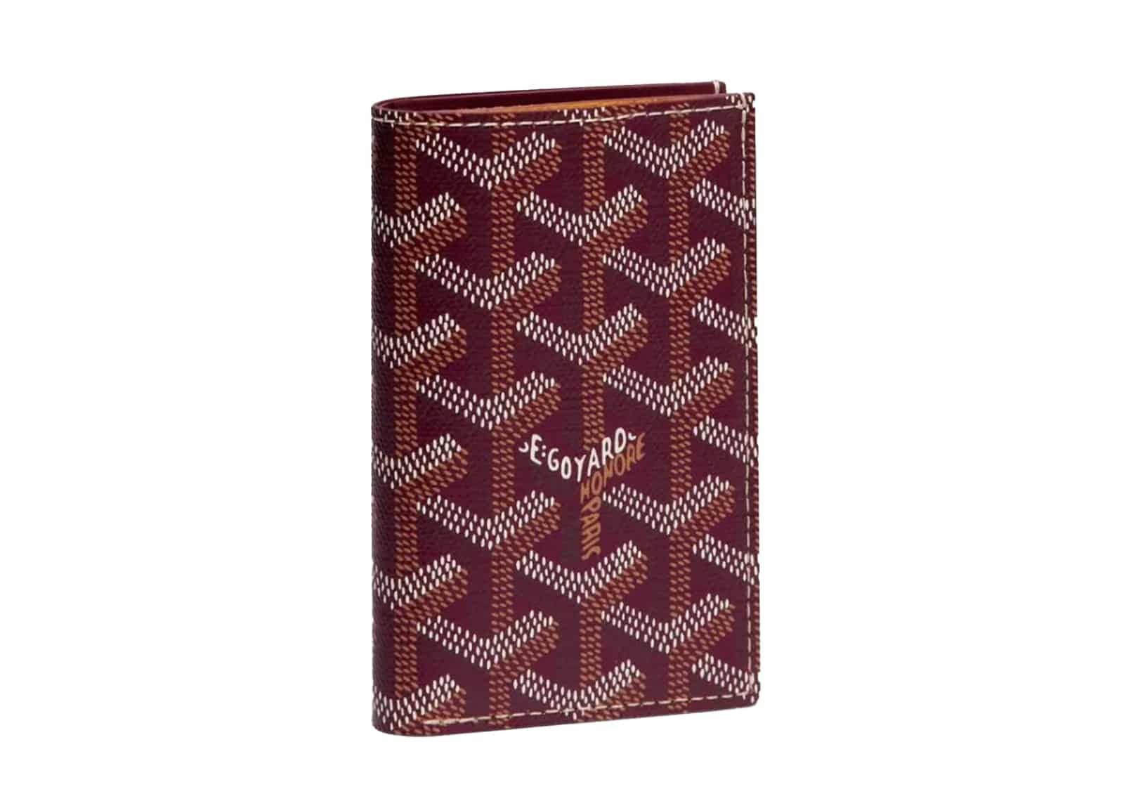 Goyard Saint - Pierre Card Wallet Burgundy