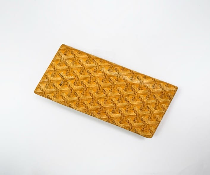 GOYARD Yellow Monogram Long Wallet 19 21677775
