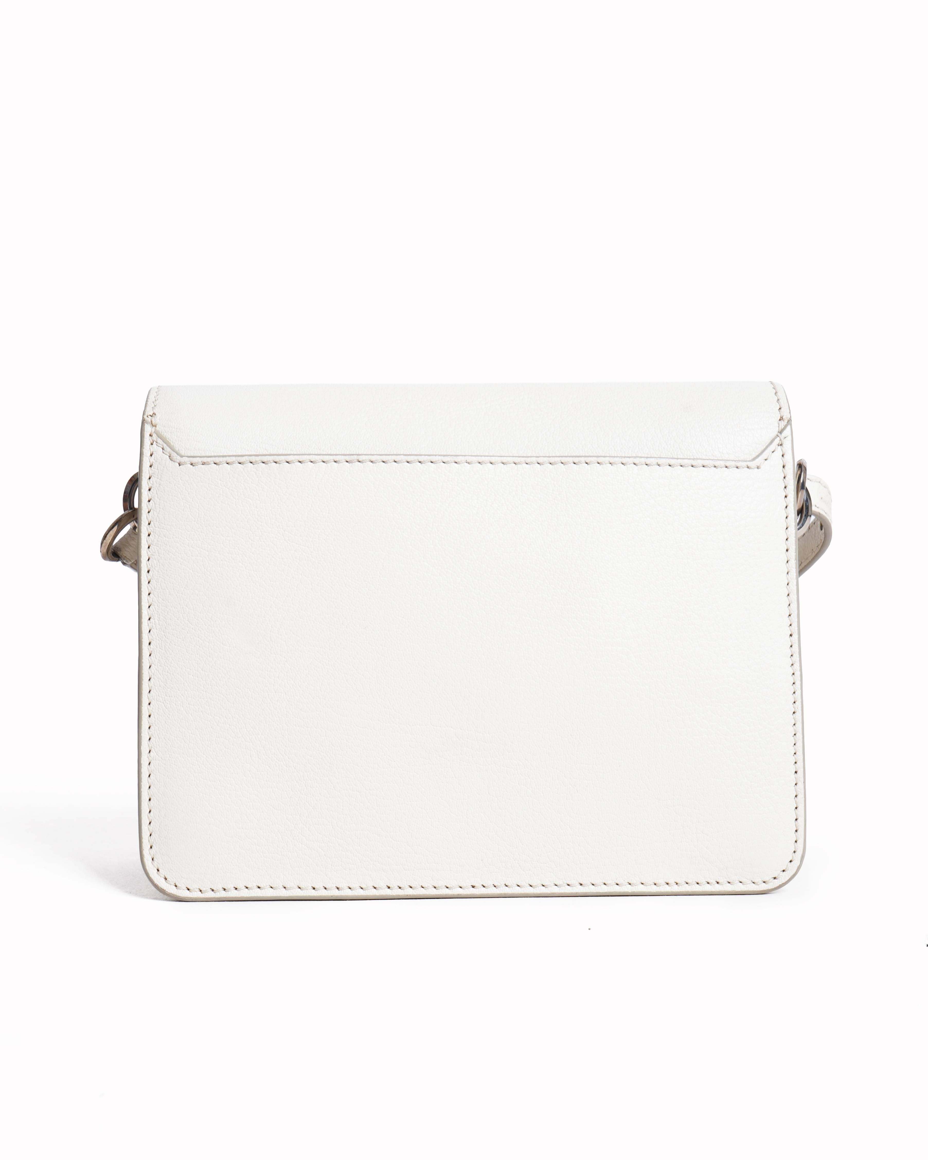 Jimmy choo leather crystal embellished madeline crossbody bag