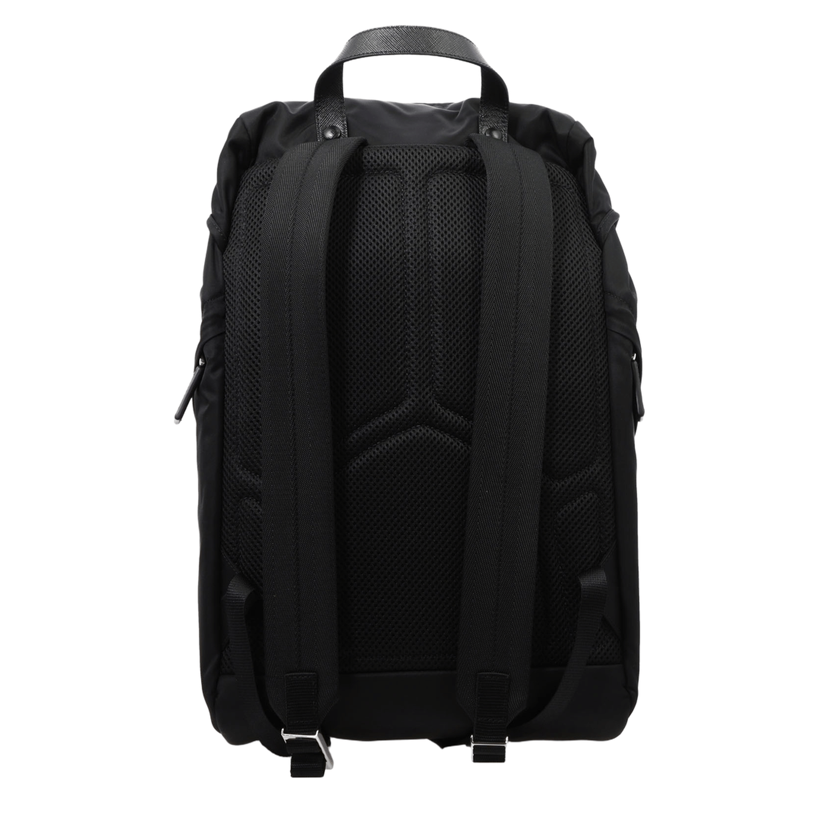 Prada Re - Nylon Saffiano Leather Backpack - Black