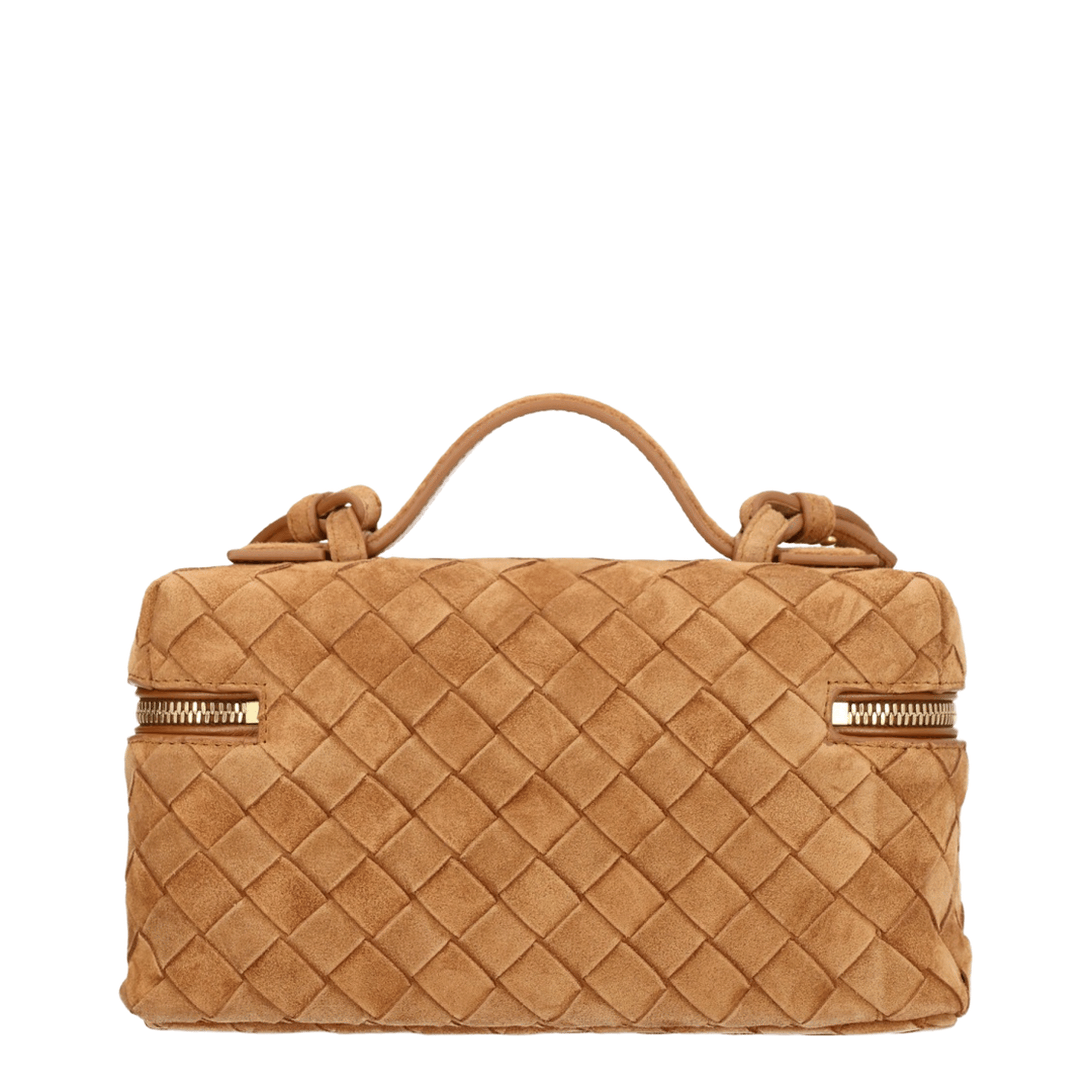 Bottega Veneta Bang Bang Calfskin Vanity Case - Beige